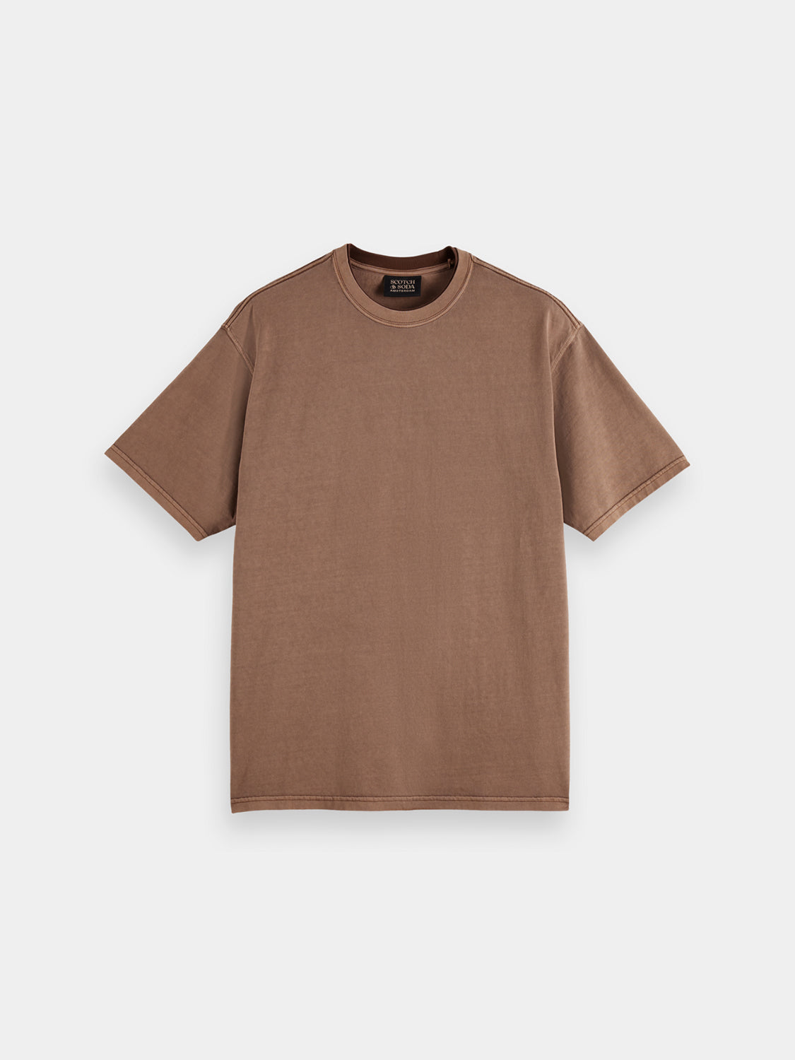 Garment-dyed t-shirt - Scotch & Soda NZ