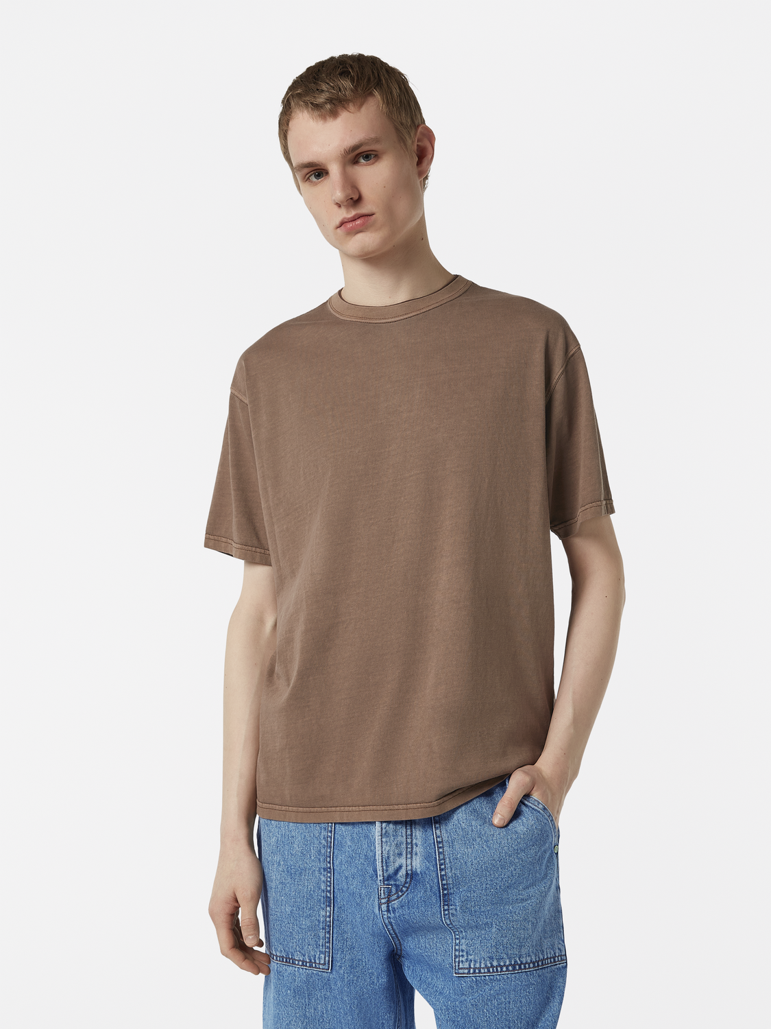 Garment-dyed t-shirt - Scotch & Soda NZ