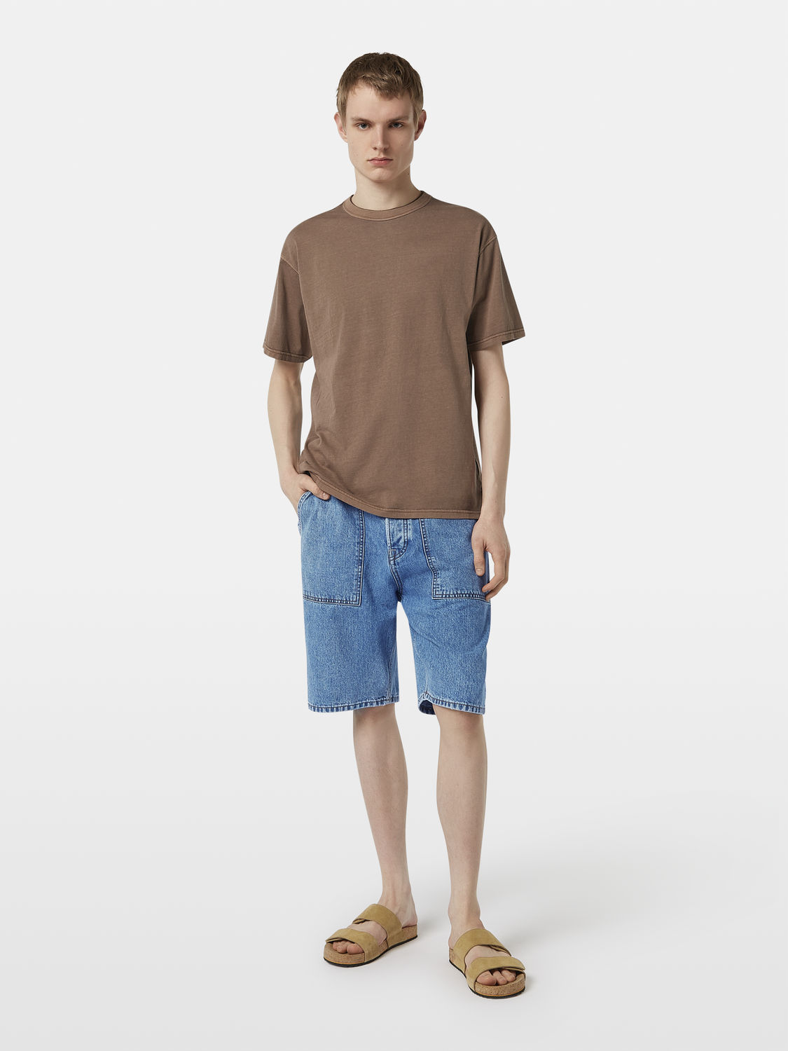 Garment-dyed t-shirt - Scotch & Soda NZ