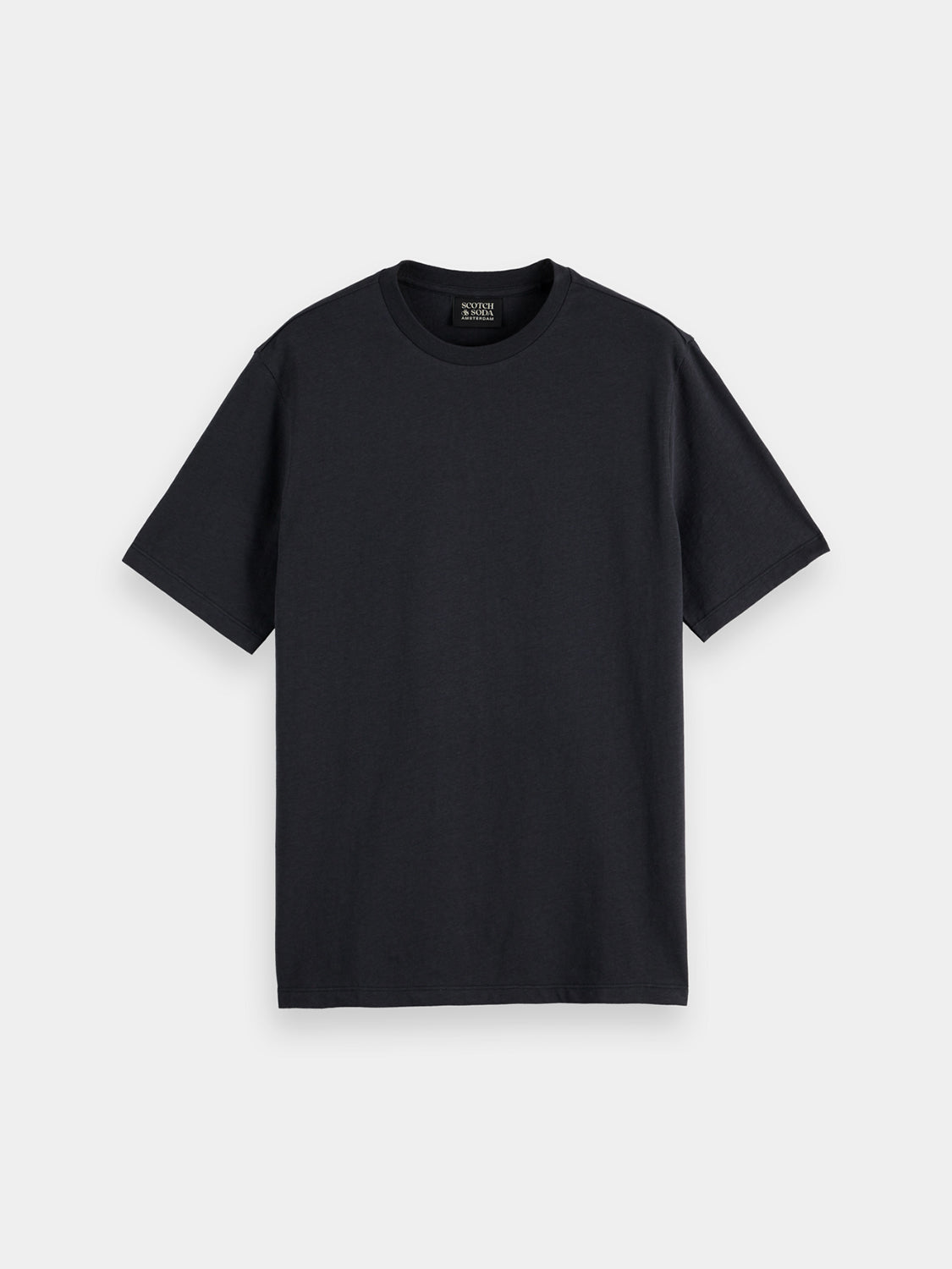 Cotton-linen t-shirt - Scotch & Soda NZ