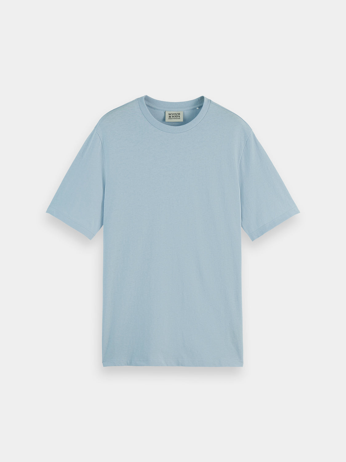 Cotton-linen t-shirt - Scotch & Soda NZ