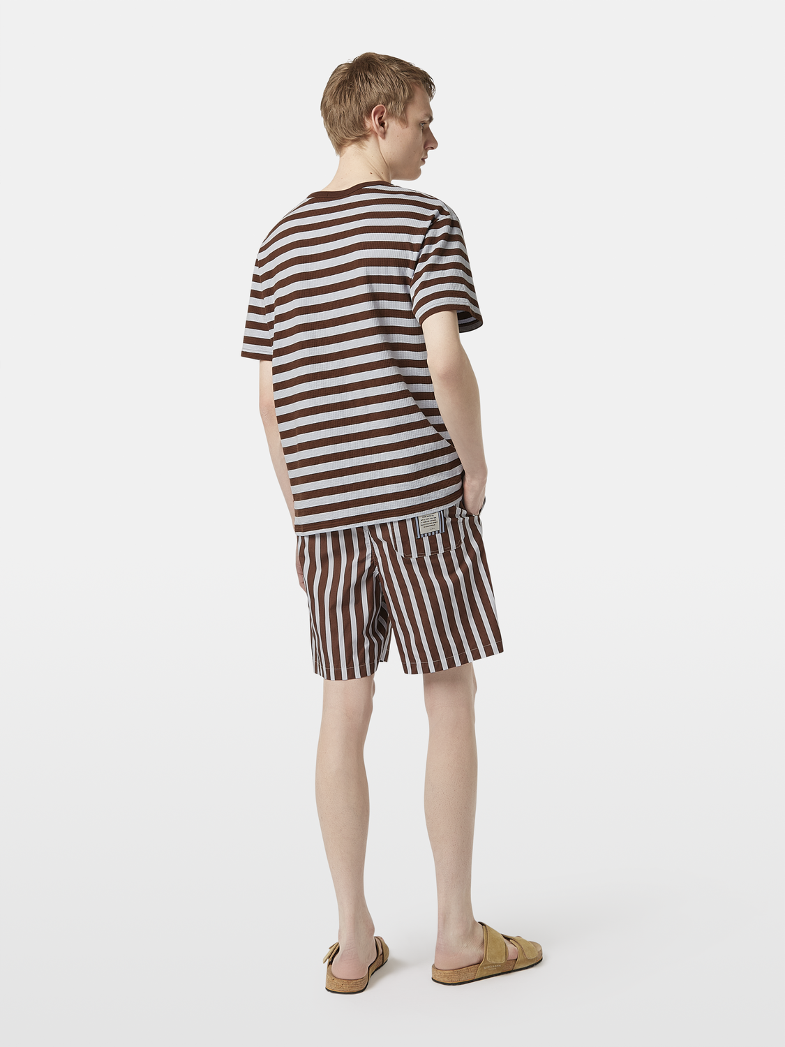 Waffle striped t-shirt - Scotch & Soda NZ