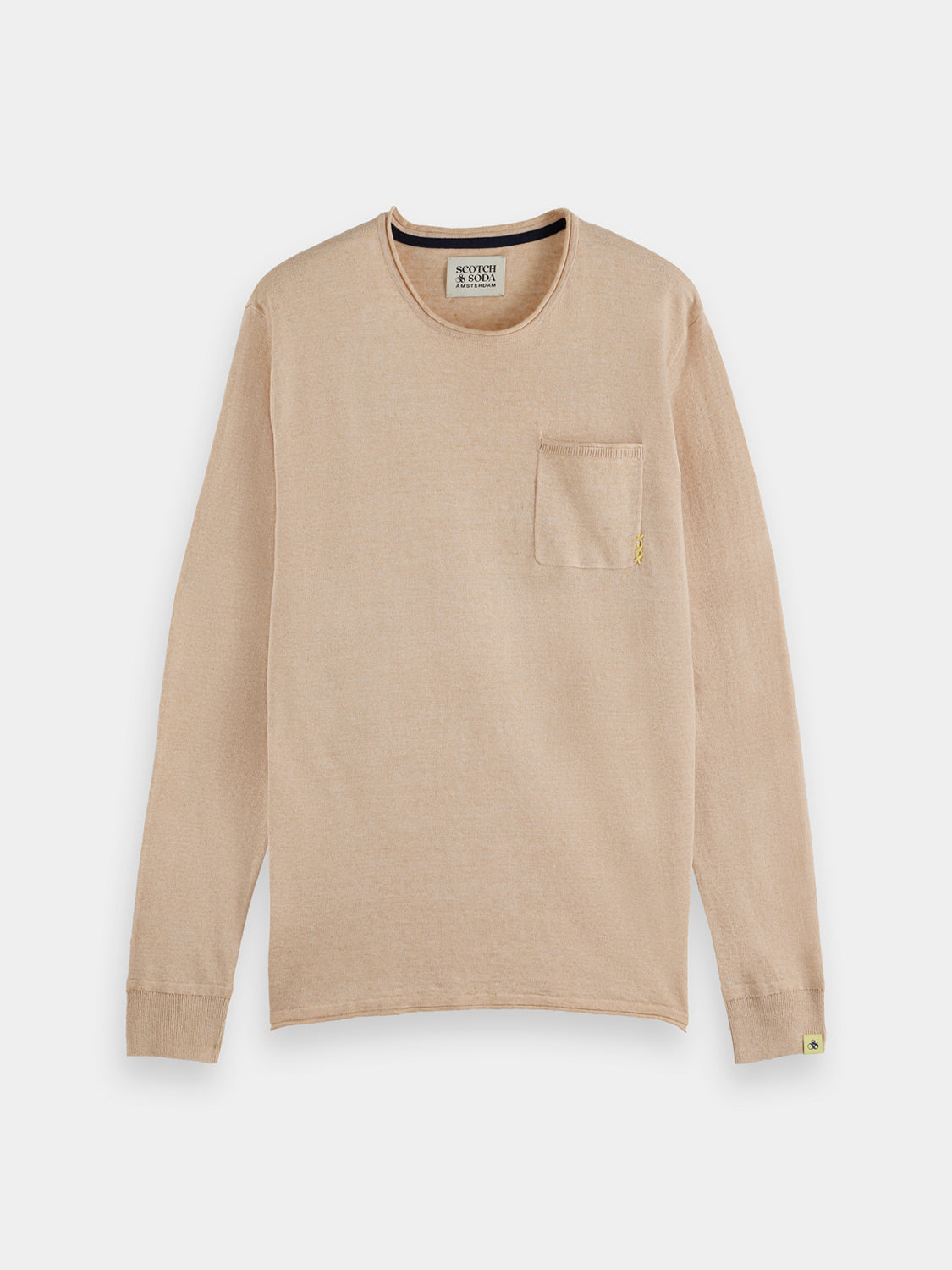 Linen blend pullover - Scotch & Soda NZ