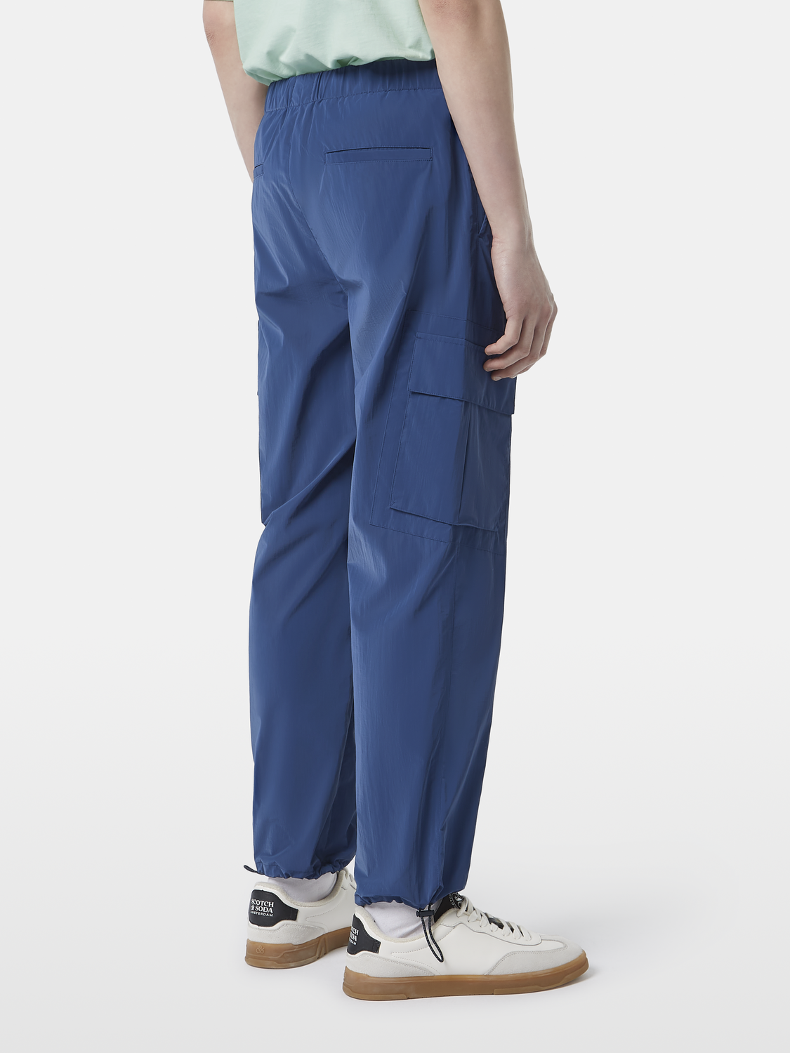 Metallic cargo pants - Scotch & Soda NZ
