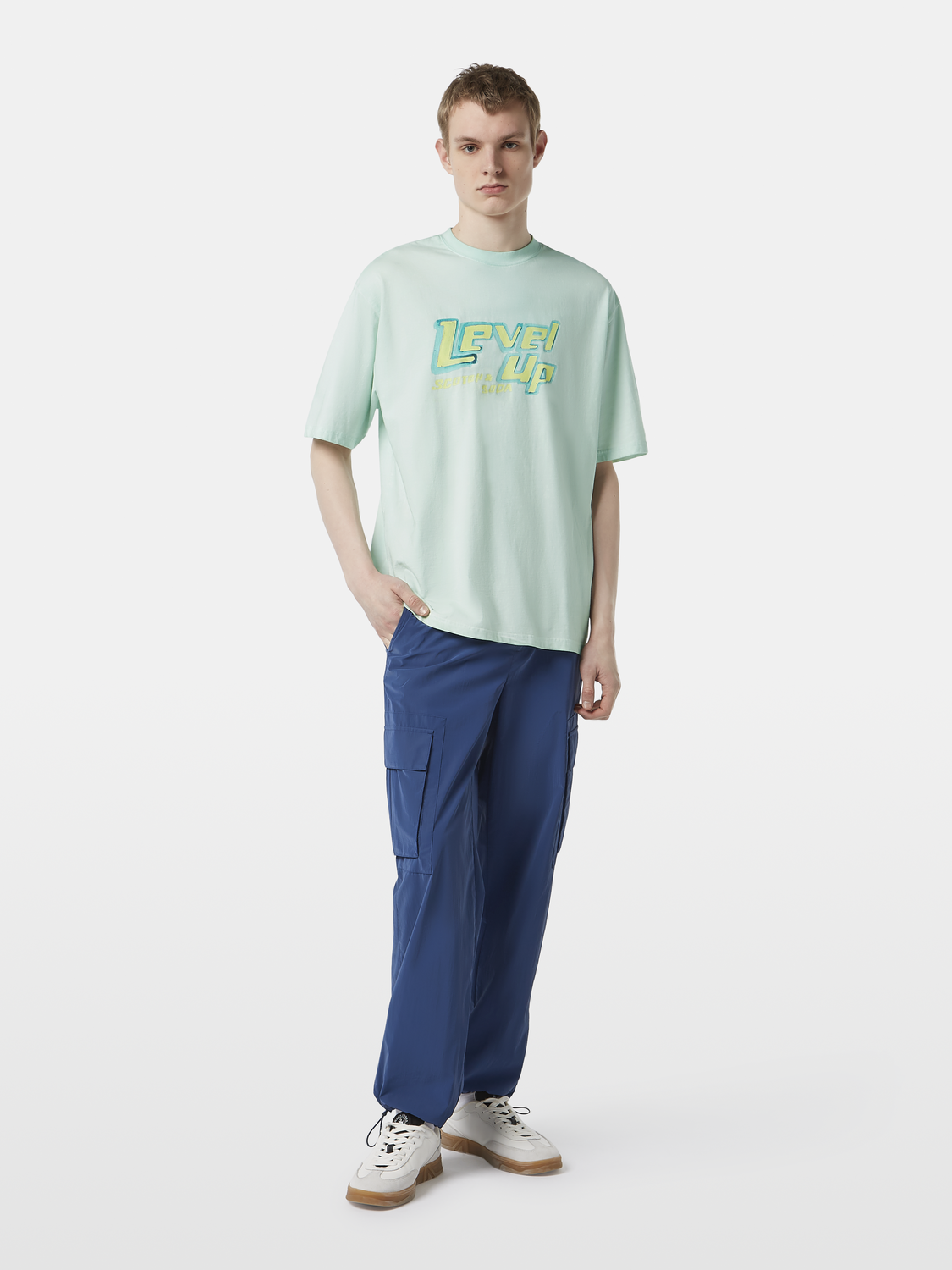 Metallic cargo pants - Scotch & Soda NZ