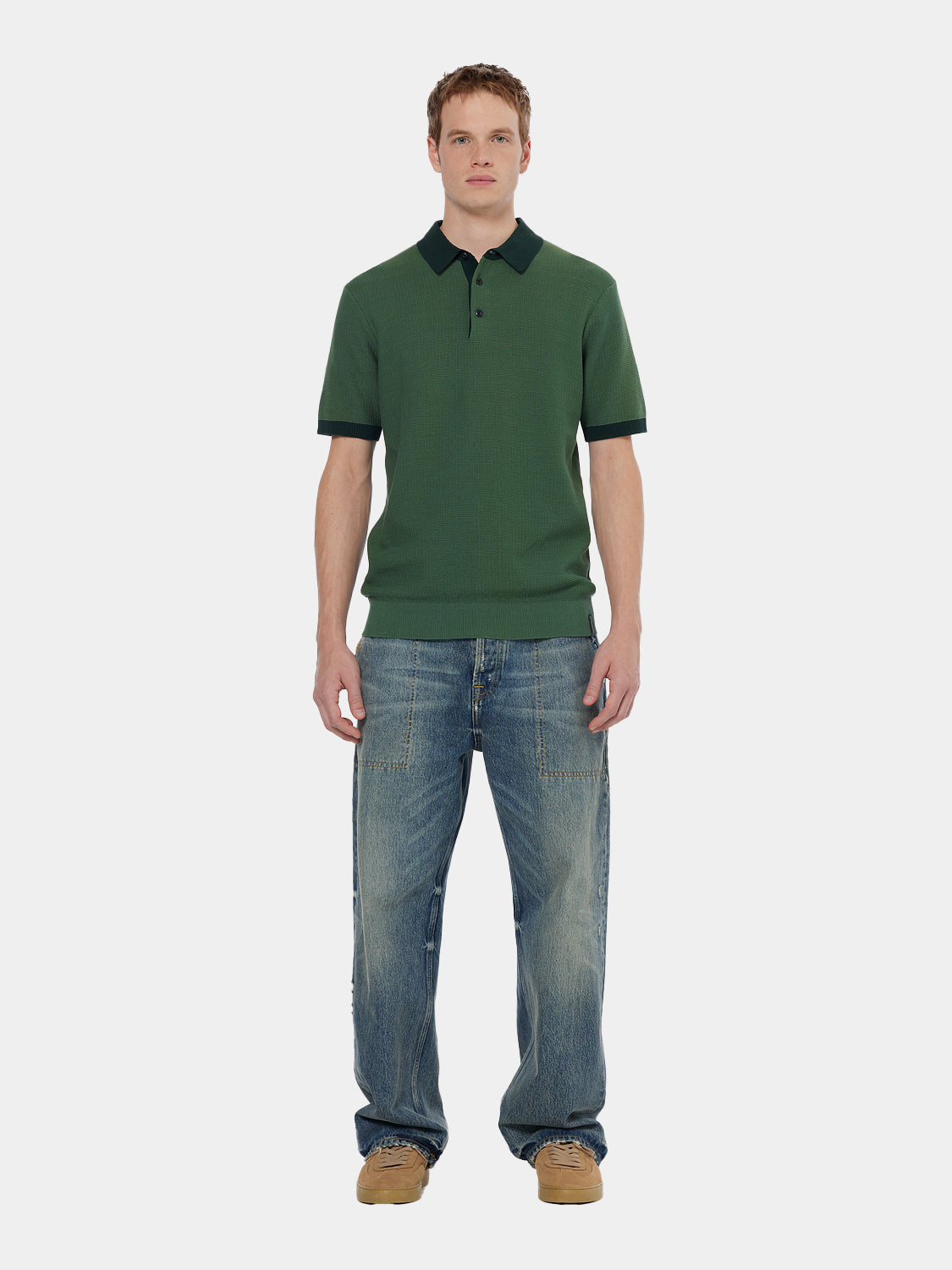 Knitted polo - Scotch & Soda NZ
