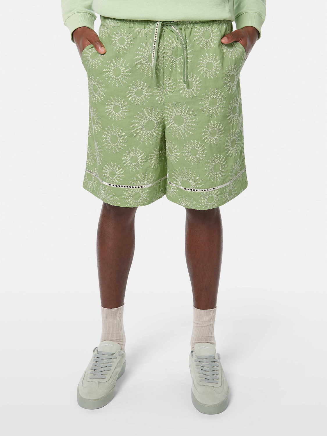 Embroidered shorts - Scotch & Soda NZ