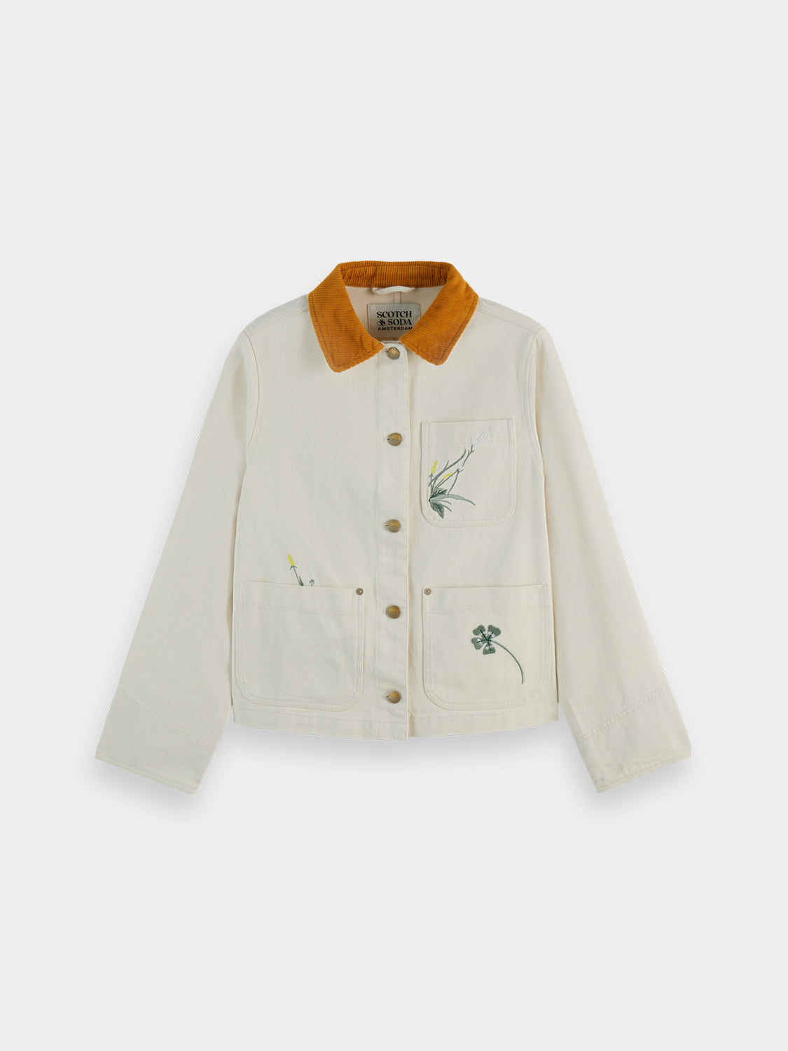 Embroidered jacket - Scotch & Soda NZ