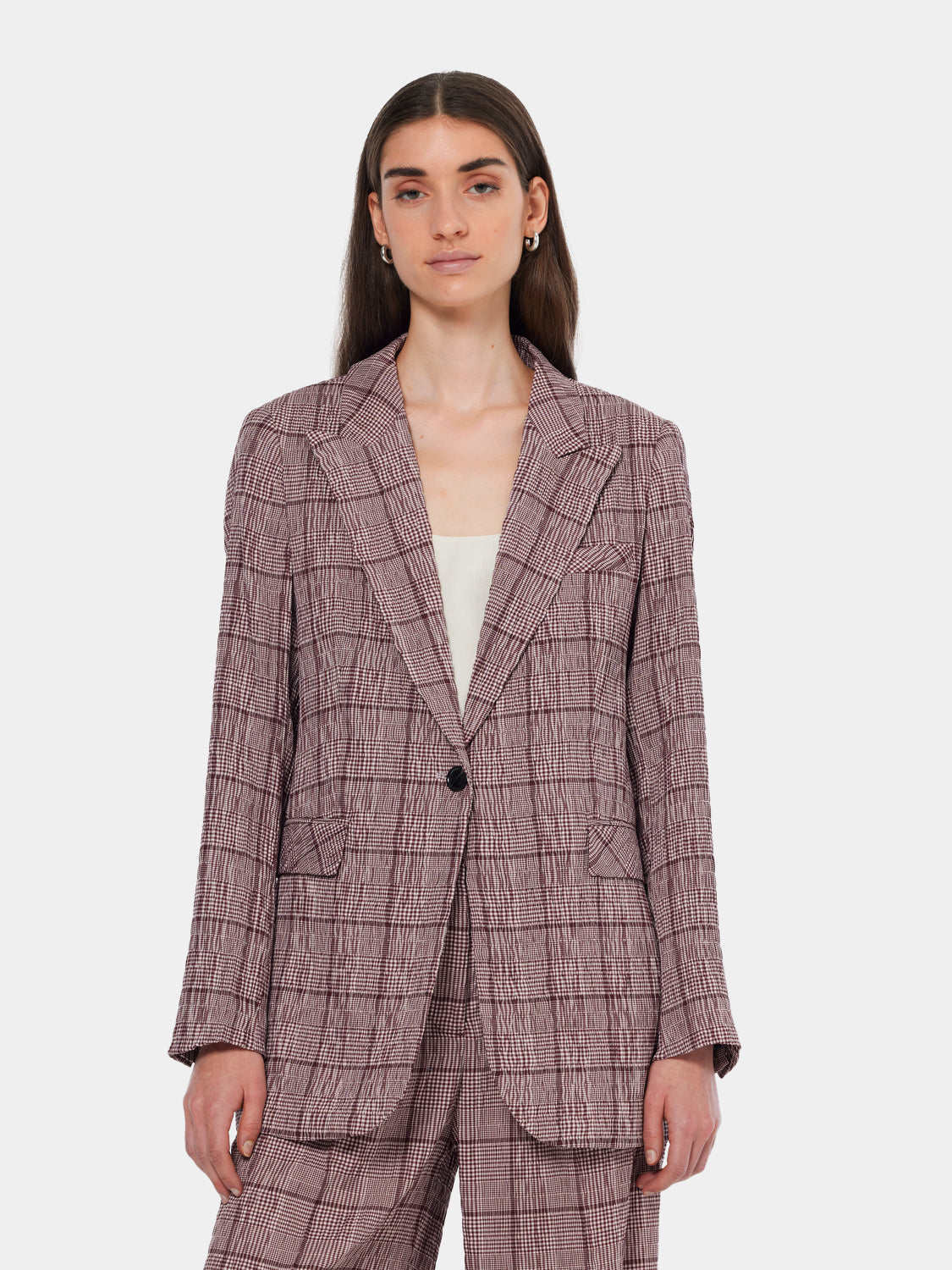 Seersucker blazer - Scotch & Soda NZ
