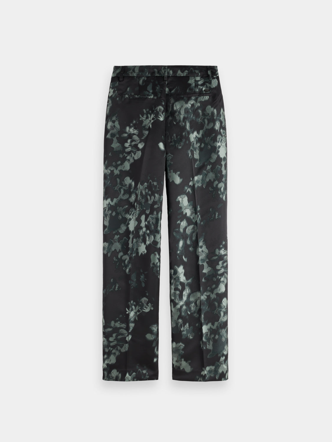 Ripple straight-fit pants by Scotch & Soda, featuring a sleek design and tailored fit, shown from the back.