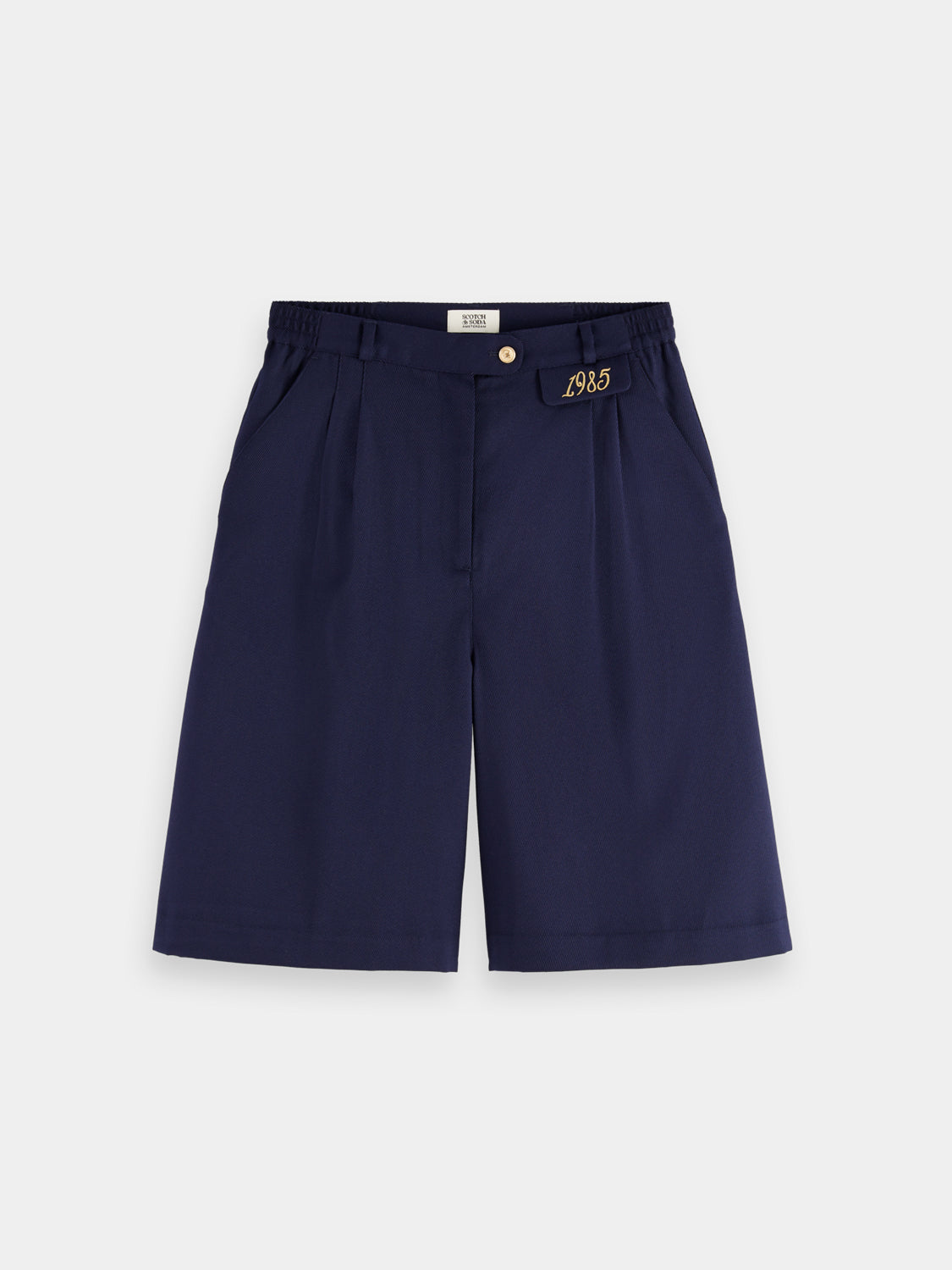 Gabardine twill shorts - Scotch & Soda NZ