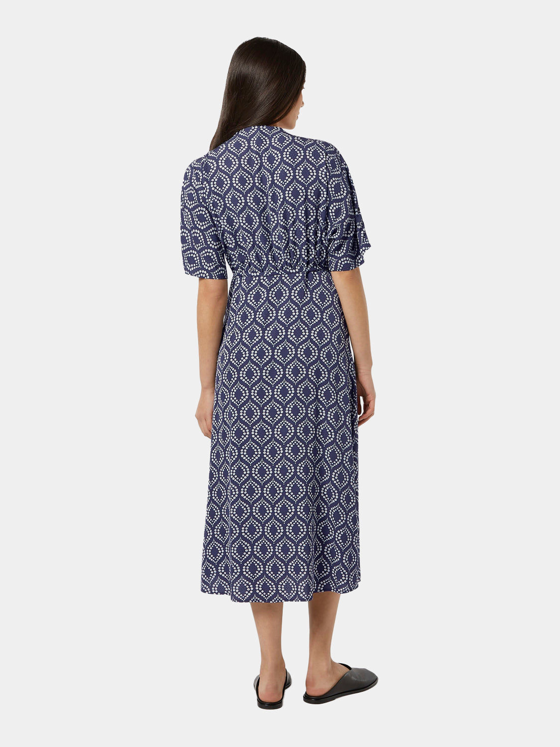 Midi wrap dress