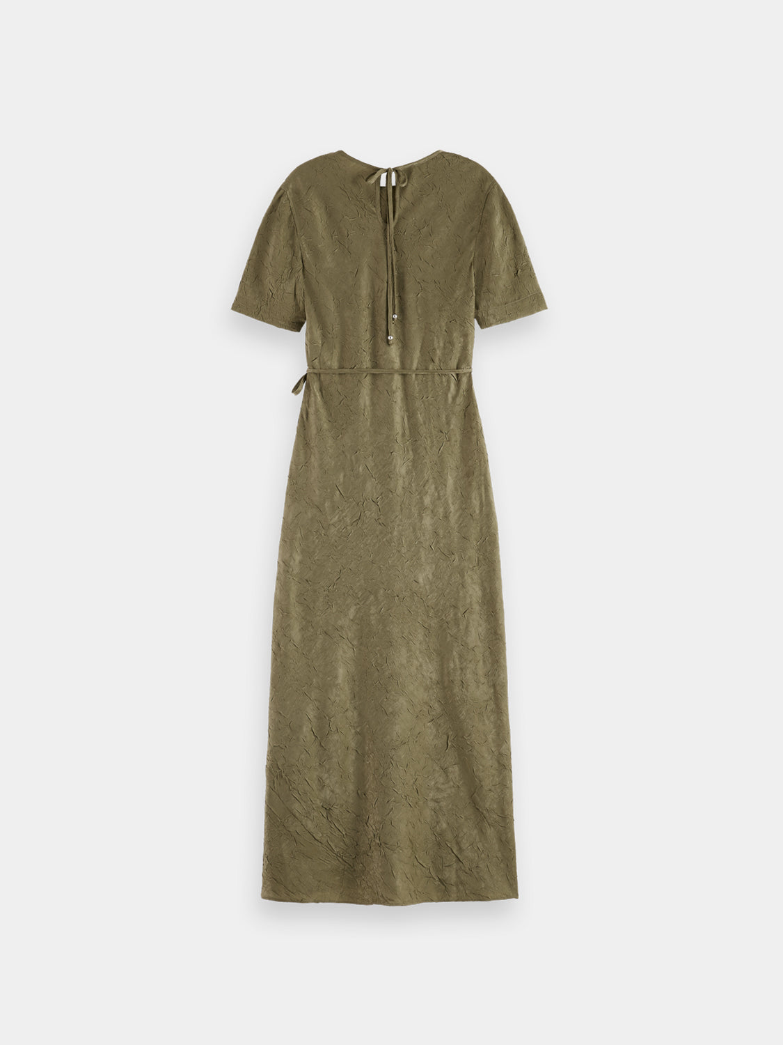 Midi crushed satin dress - Scotch & Soda NZ