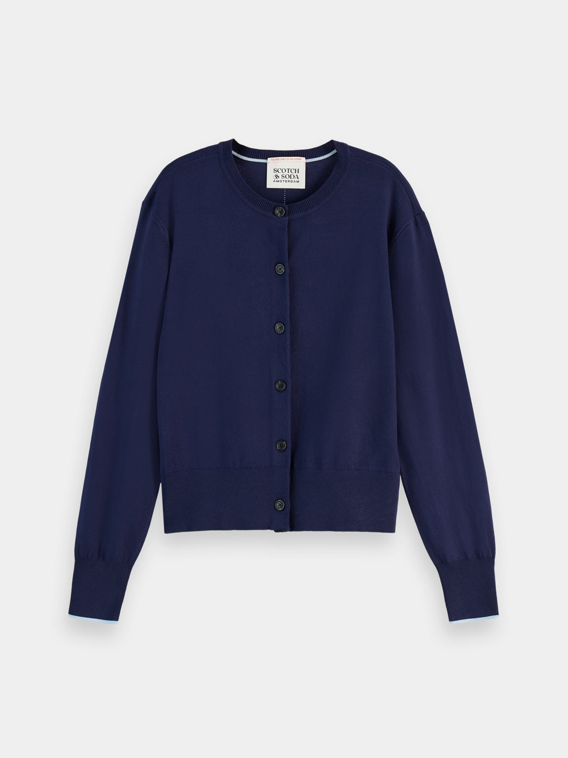 Crewneck cardigan