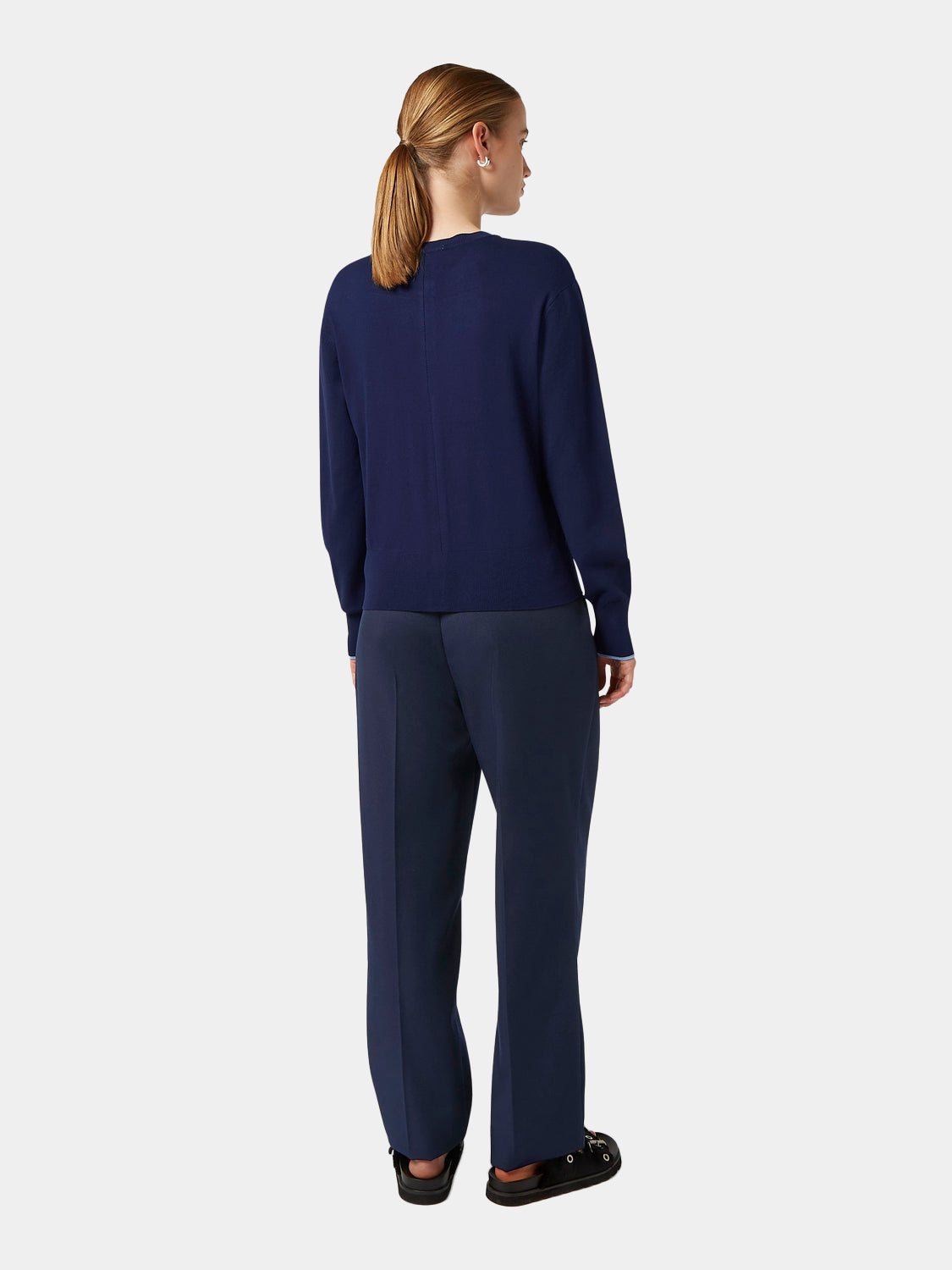 Crewneck cardigan