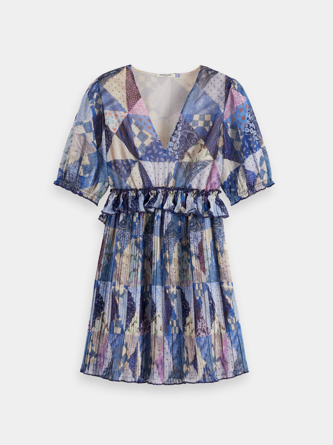 Pleated mini dress - Scotch & Soda NZ