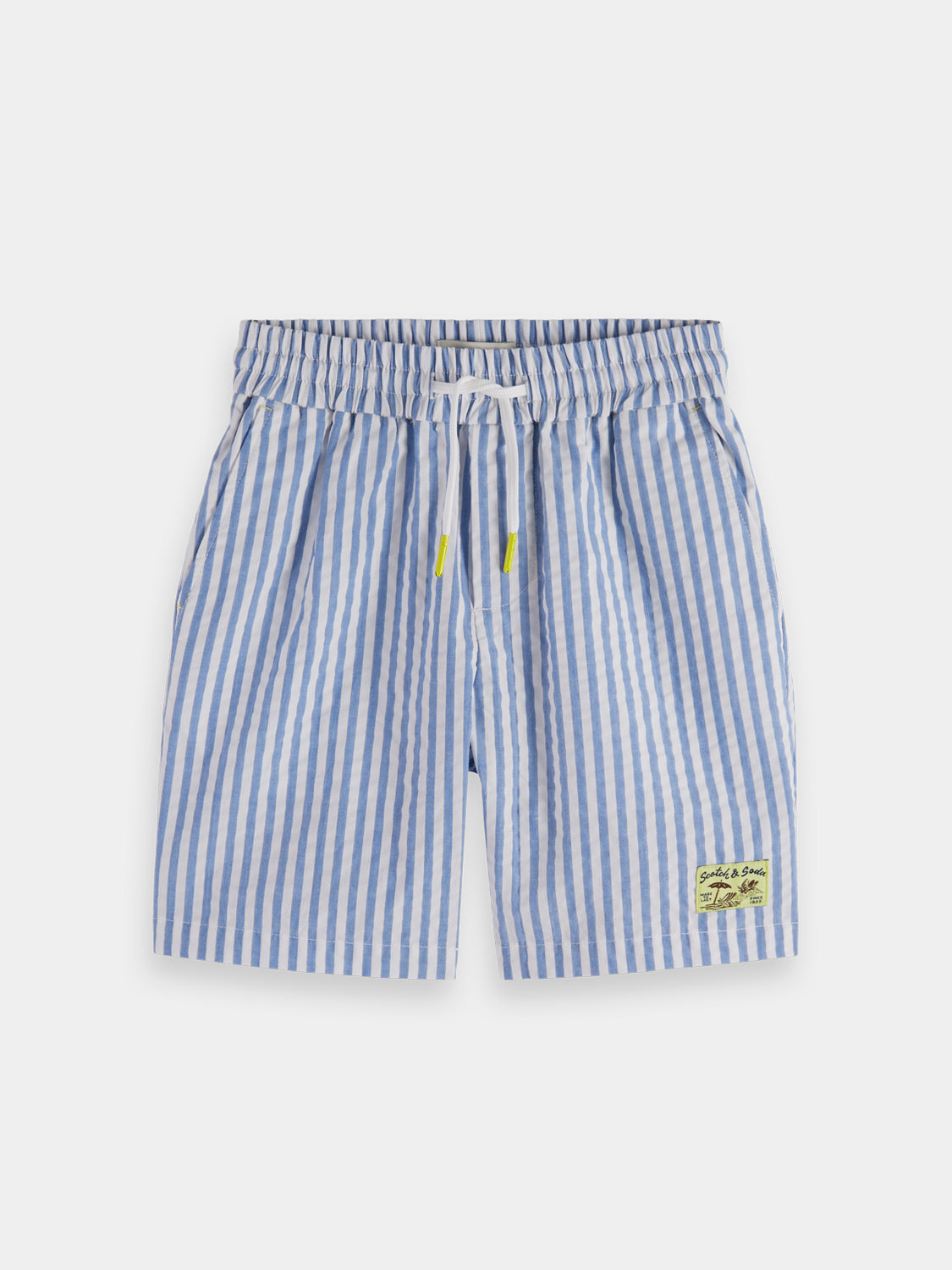 Kids - Seersucker shorts - Scotch & Soda NZ