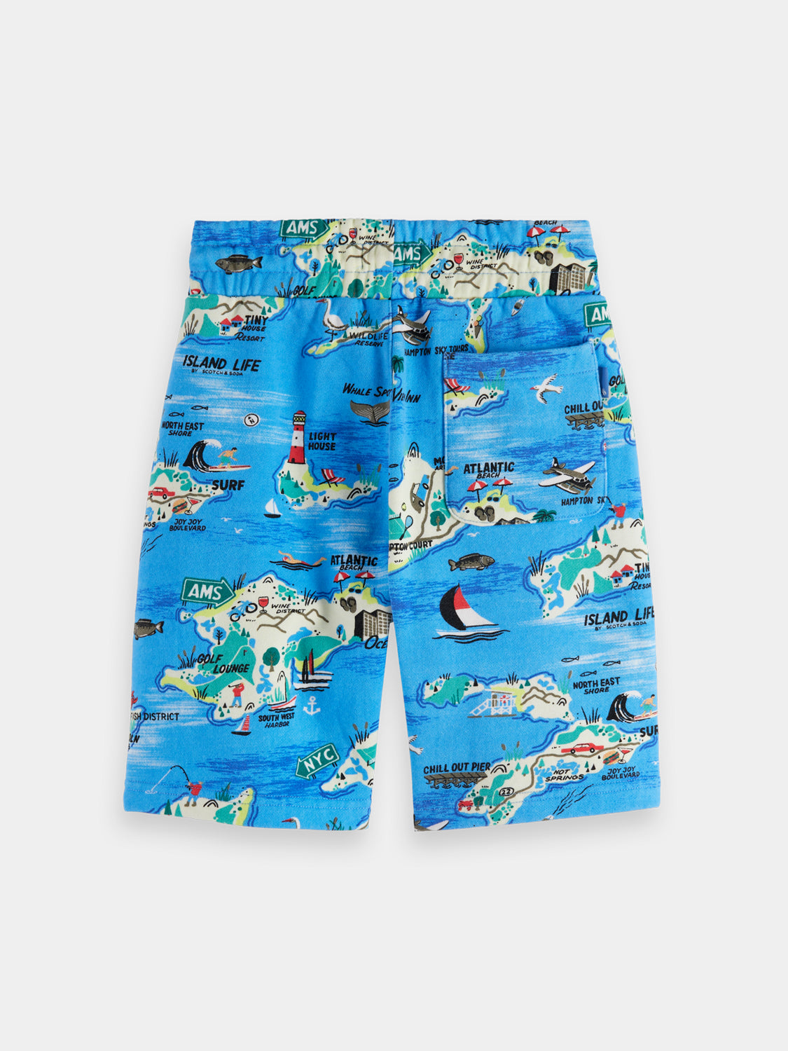 Kids - Printed sweatshorts - Scotch & Soda NZ