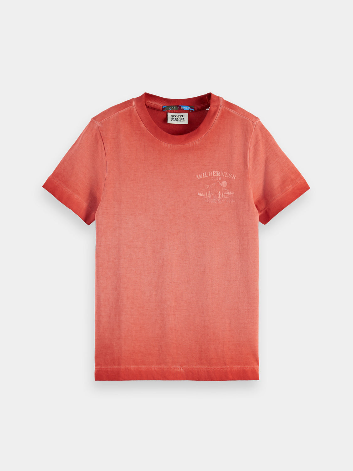 Kids - Garment-dyed t-shirt - Scotch & Soda NZ