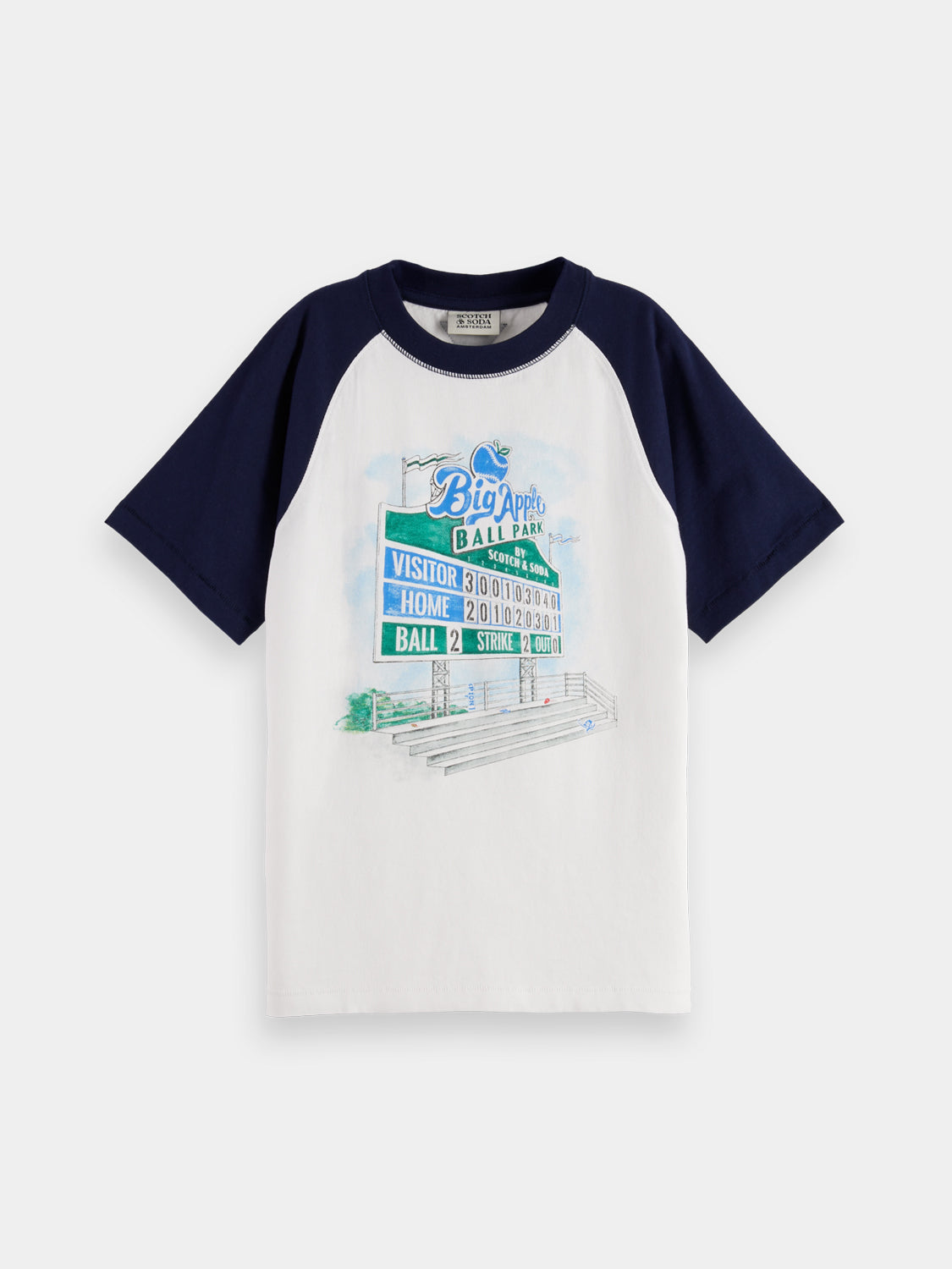 Kids - Raglan t-shirt - Scotch & Soda NZ