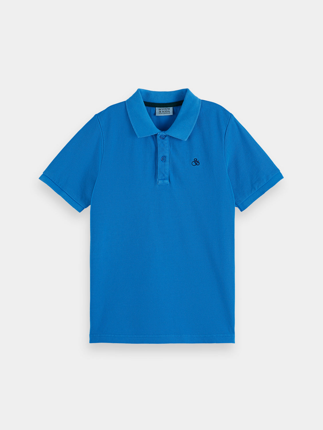 Kids - Garment-dyed pique polo - Scotch & Soda NZ