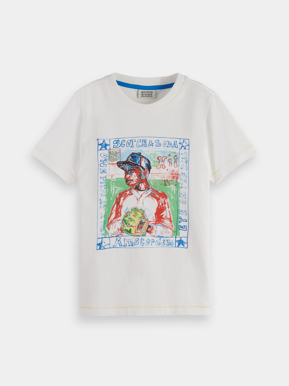 Kids - Artwork t-shirt - Scotch & Soda NZ