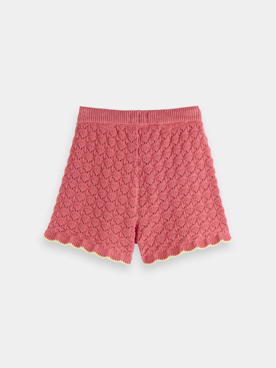 Kids - Scalloped knitted shorts - Scotch & Soda NZ