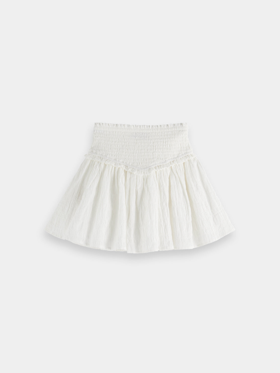 Kids - Textured smocked skirt - Scotch & Soda NZ