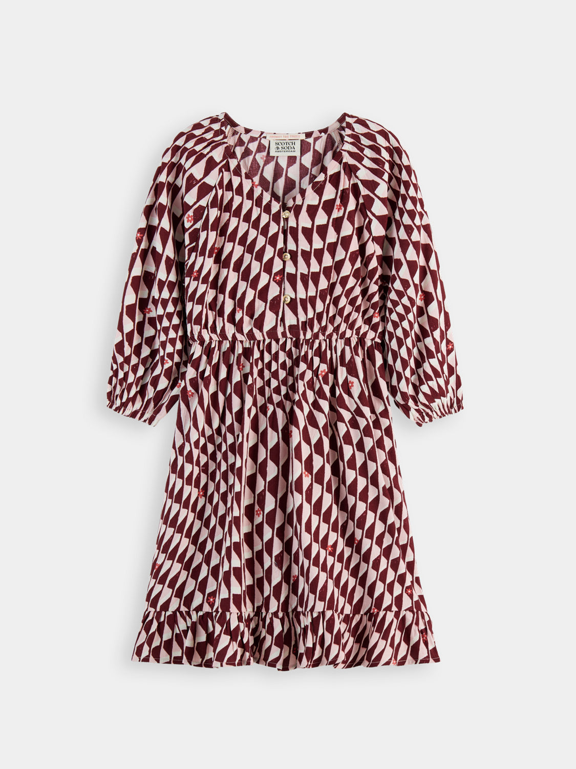 Kids - Printed dress - Scotch & Soda NZ