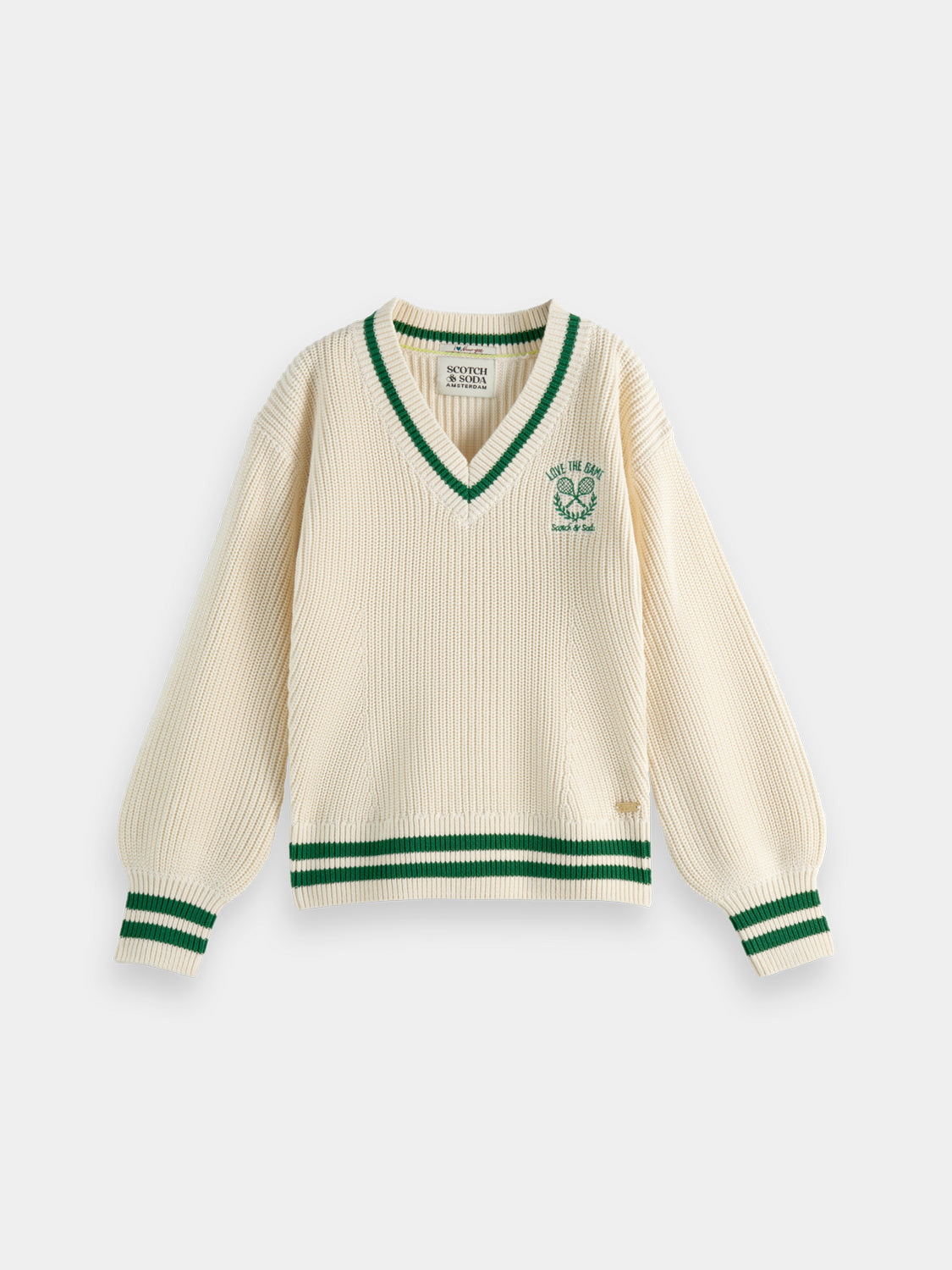 Kids - Embroidered pullover - Scotch & Soda NZ