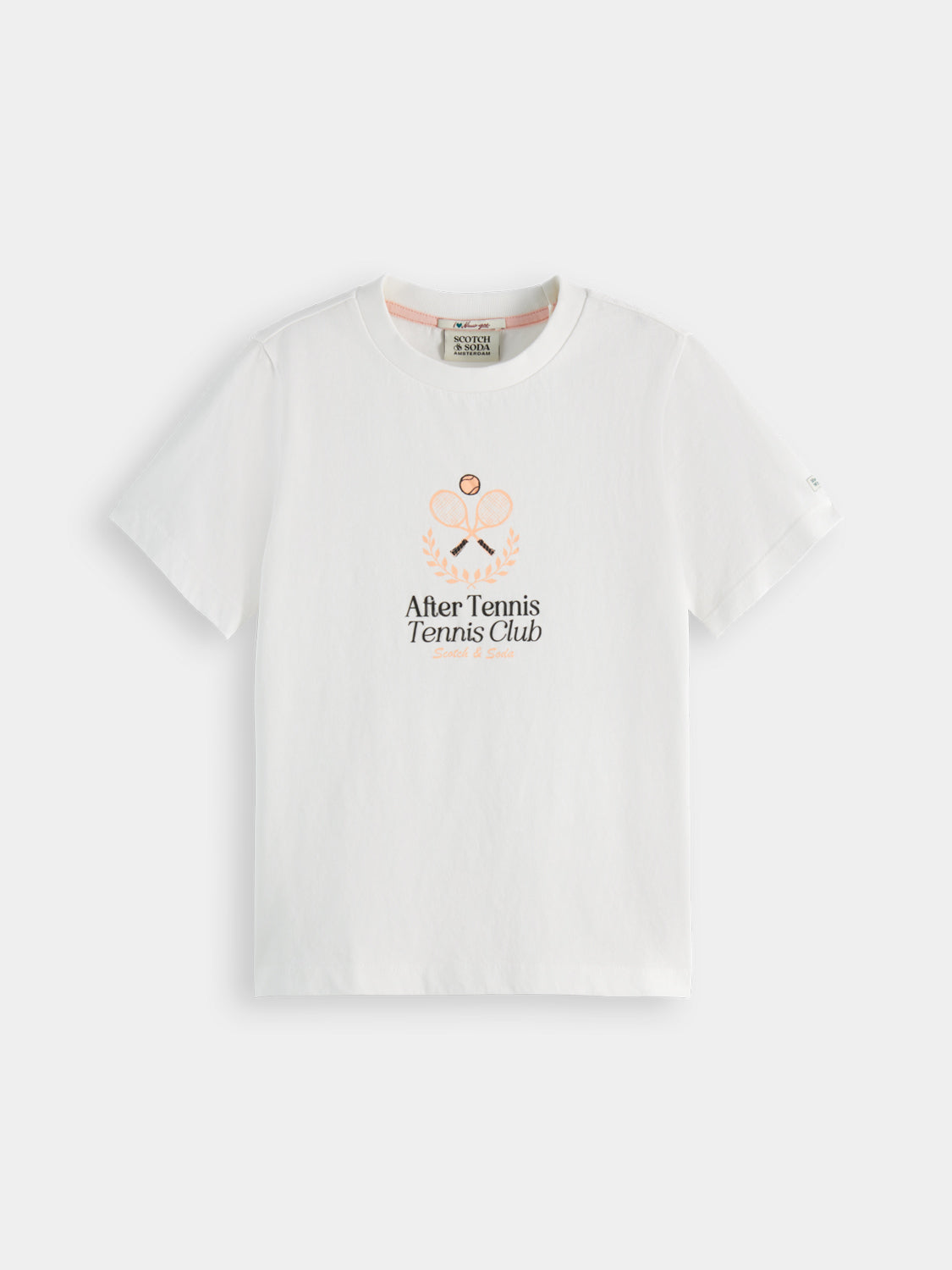 Kids - Tennis club t-shirt - Scotch & Soda NZ
