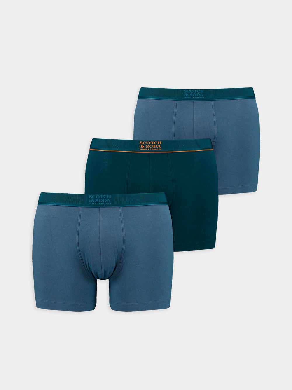 Stacked Logo Boxer Briefs 3 pack - Scotch & Soda NZ