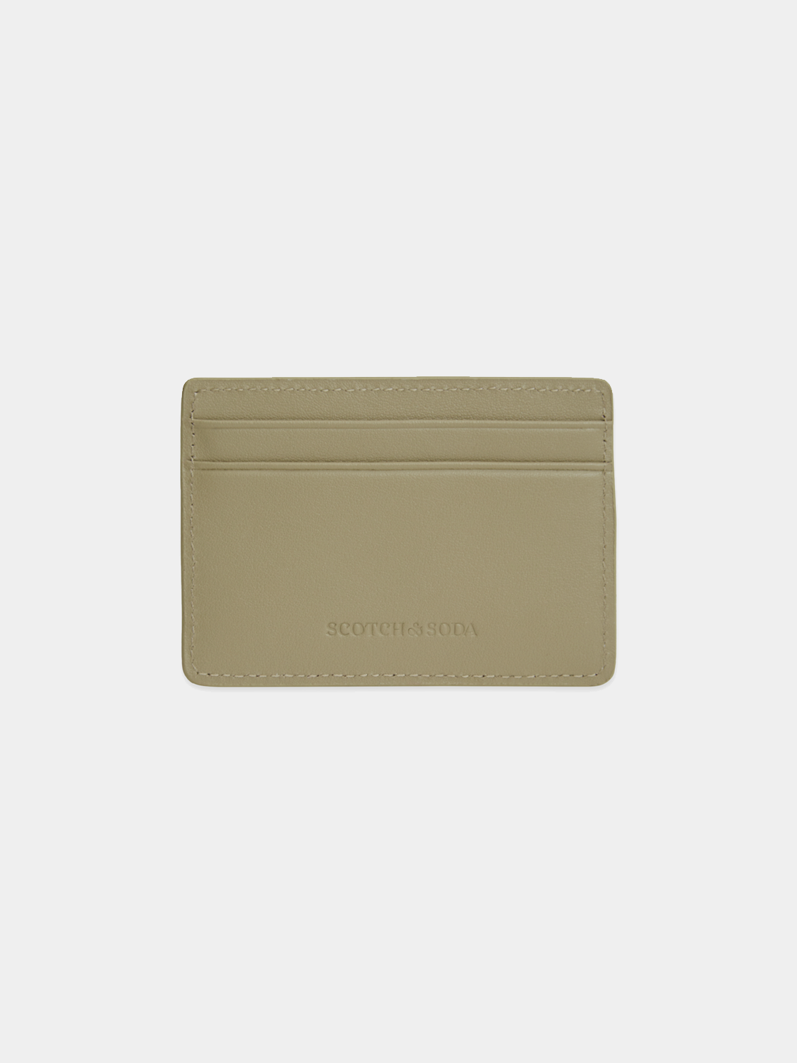 Leather cardholder from Scotch & Soda, compact and stylish bag accessory with multiple card slots and premium leather finish.