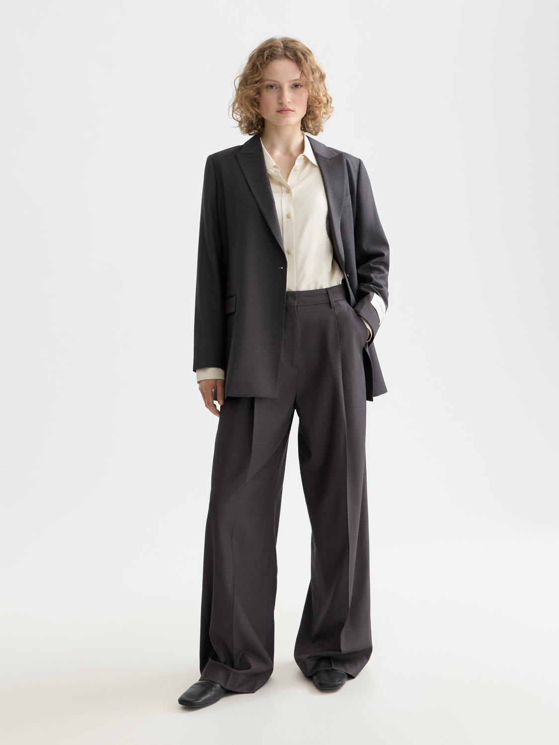 Belted double-breasted blazer - Scotch & Soda NZ