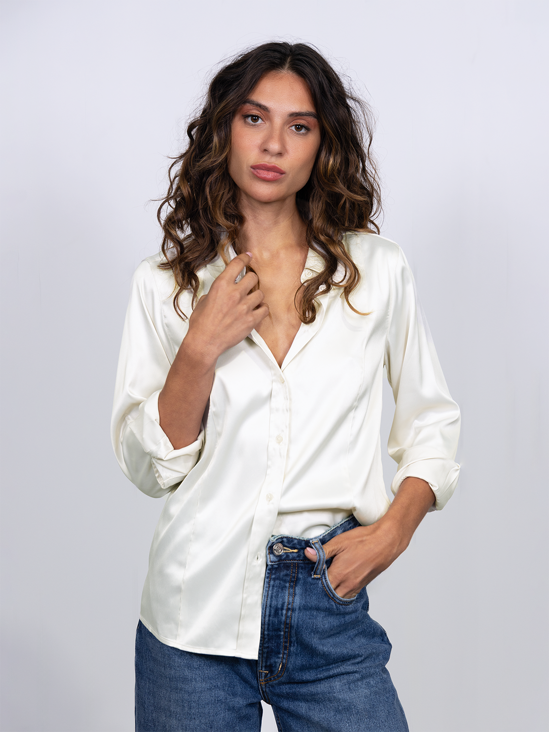Satin shirt
