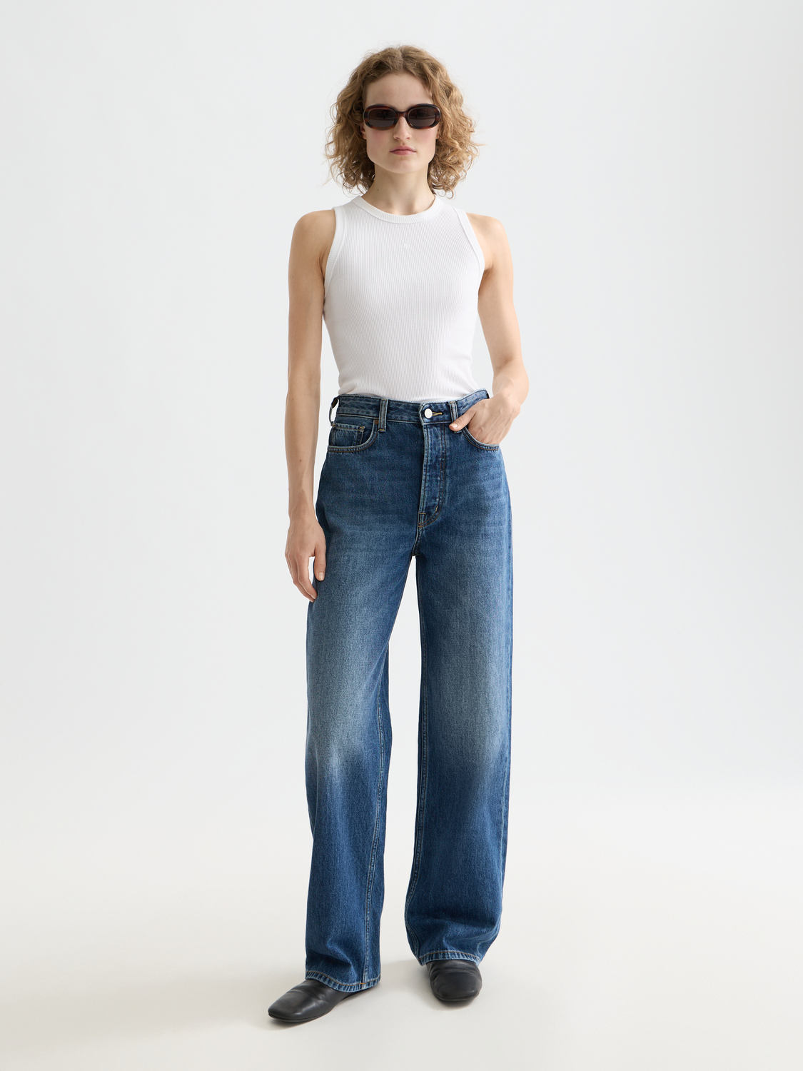 Ribbed racer tank - Scotch & Soda NZ