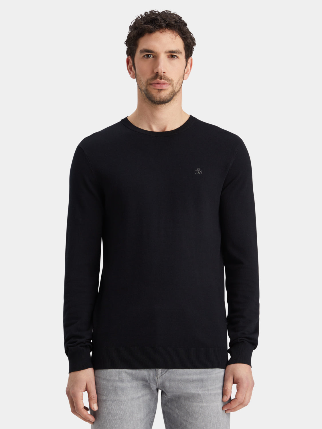 Viscose crewneck pullover - Scotch & Soda NZ