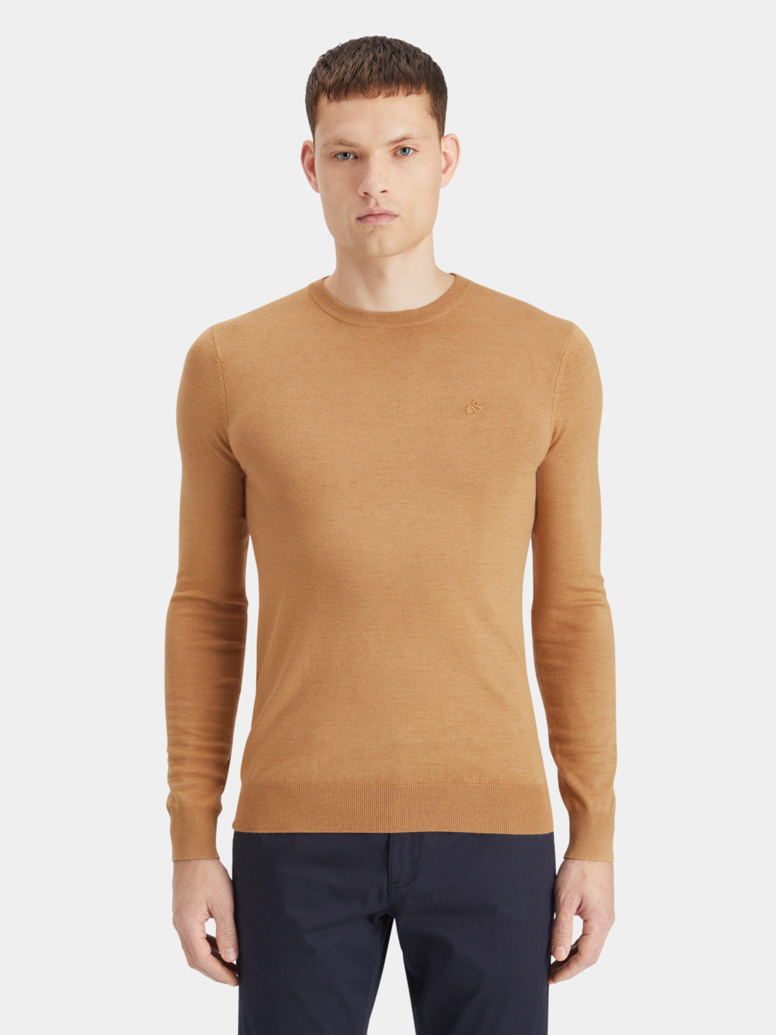 Viscose crewneck pullover - Scotch & Soda NZ