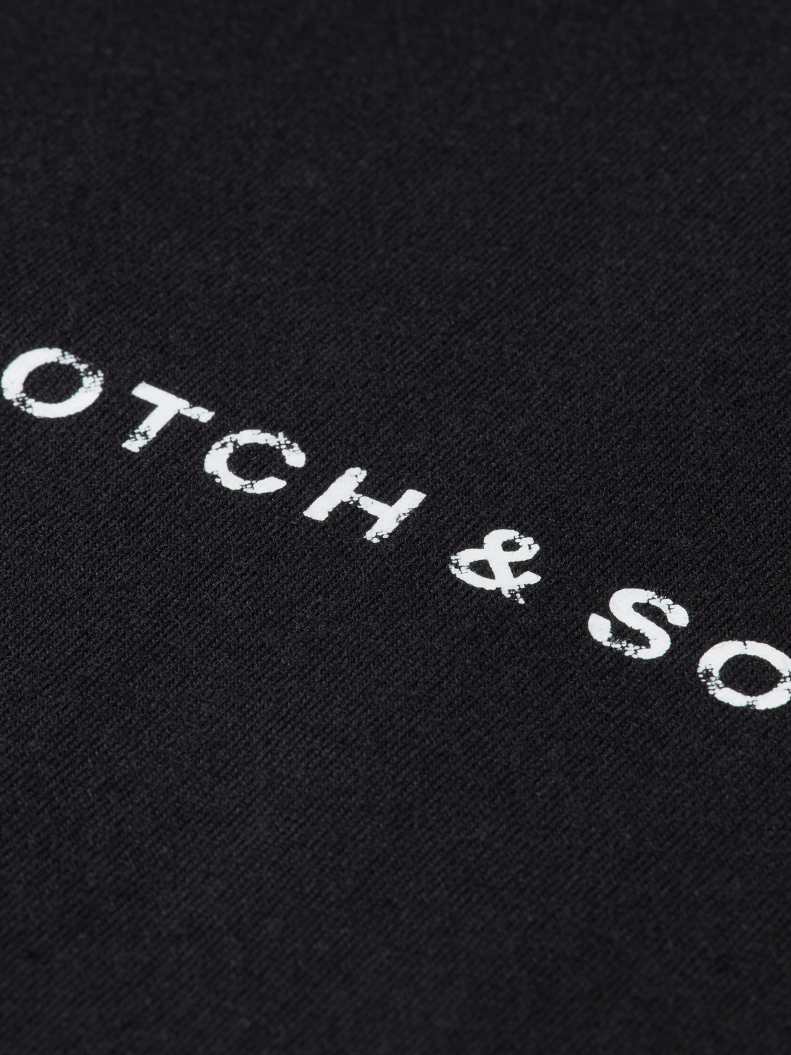 Scotch & Soda logo T-shirt, short sleeve casual tee, white fabric with stylish logo print, men's fashion clothing.