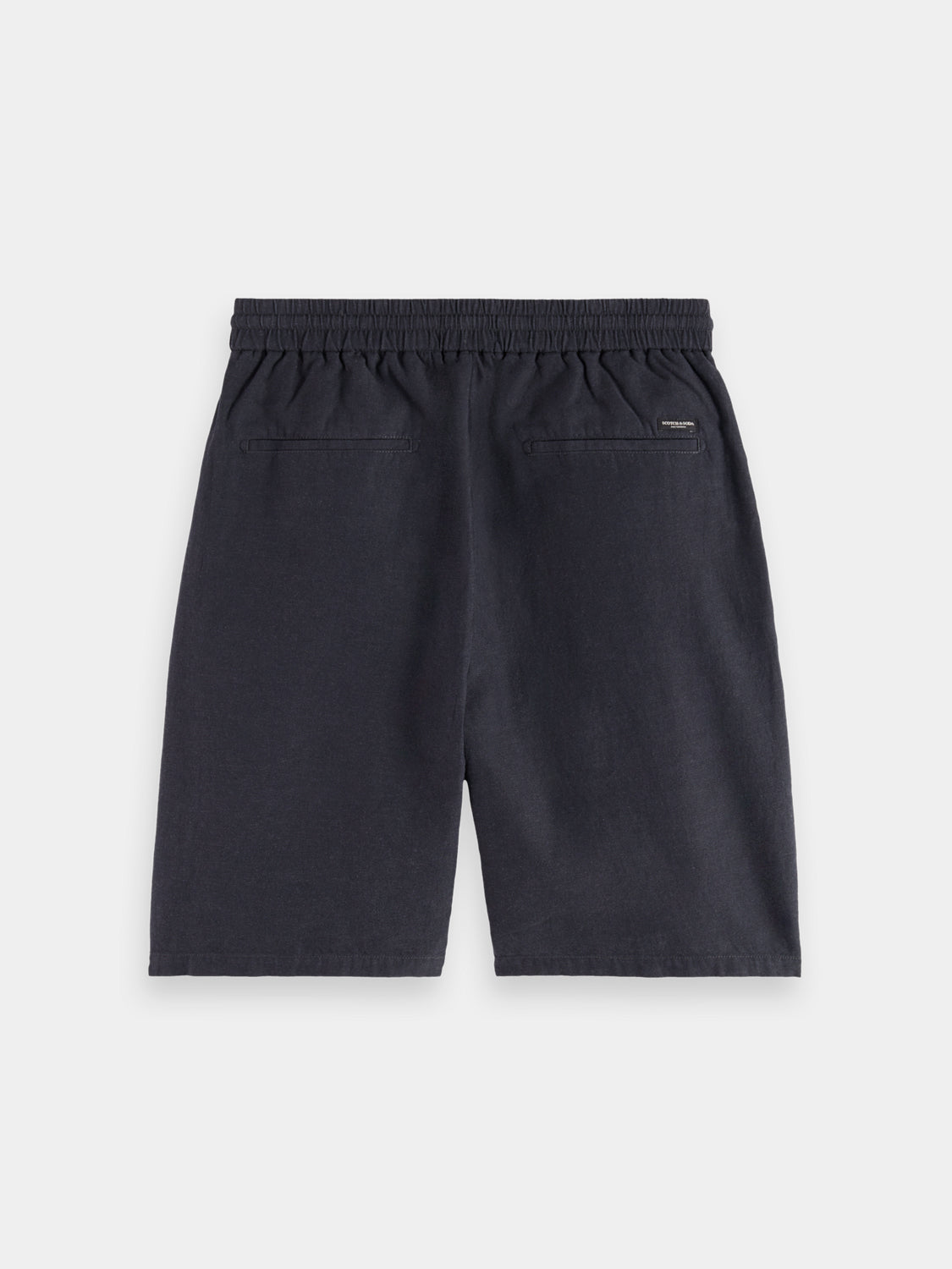 Fave cotton-linen shorts - Scotch & Soda NZ