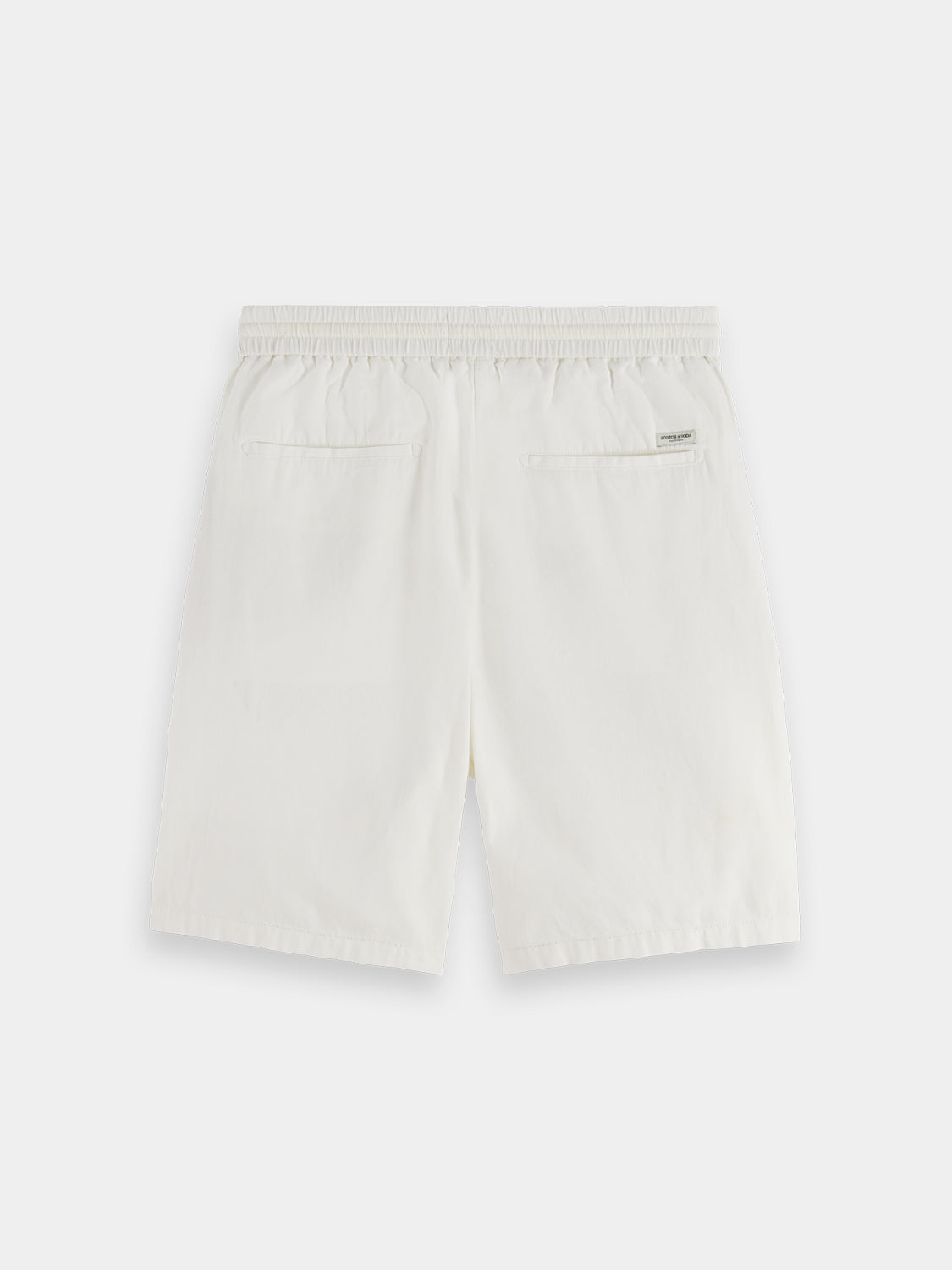 Fave cotton-linen shorts - Scotch & Soda NZ
