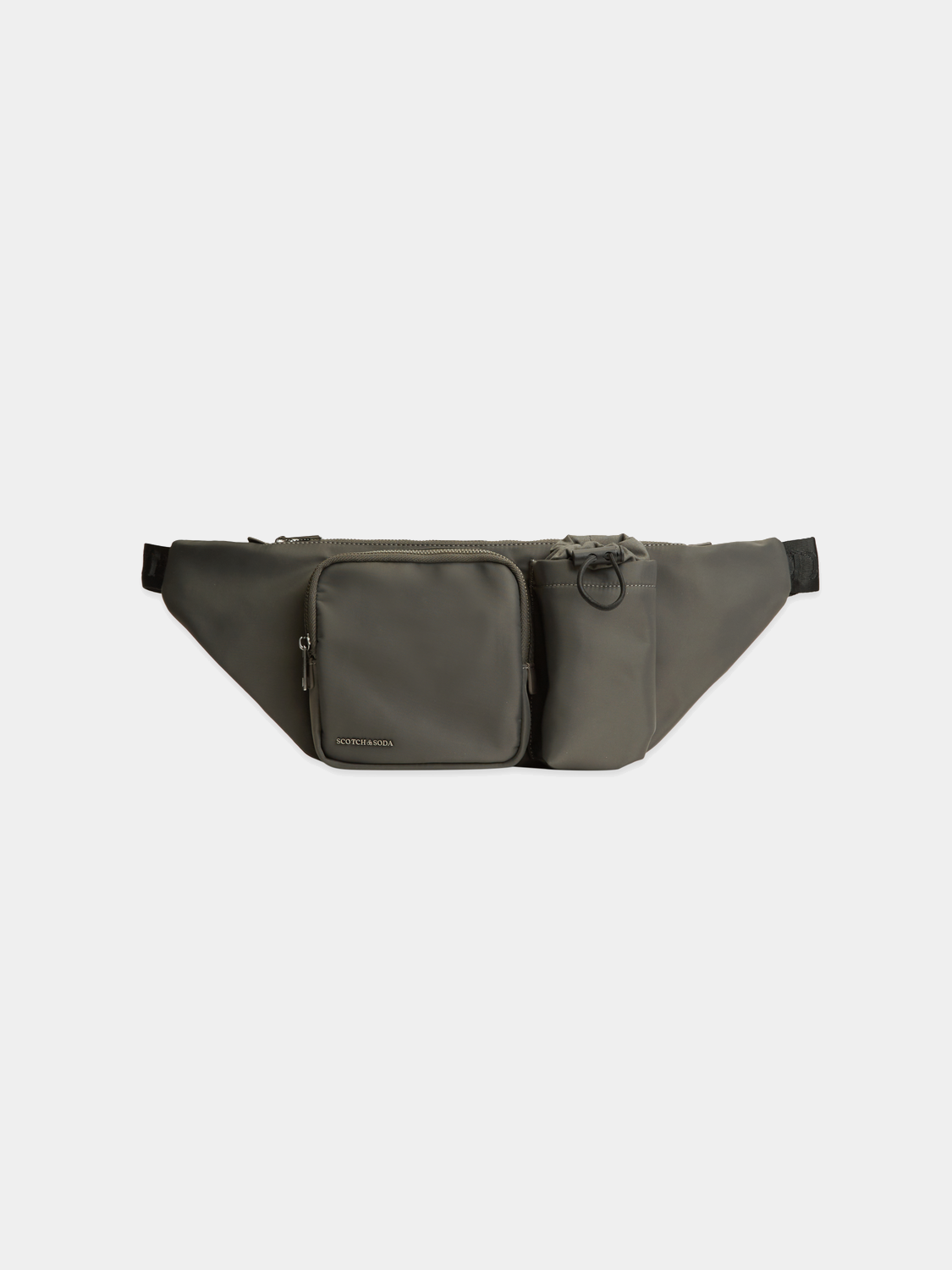 SCOTCH & SODA belt bag with adjustable strap and compact design, displayed on a neutral background.
