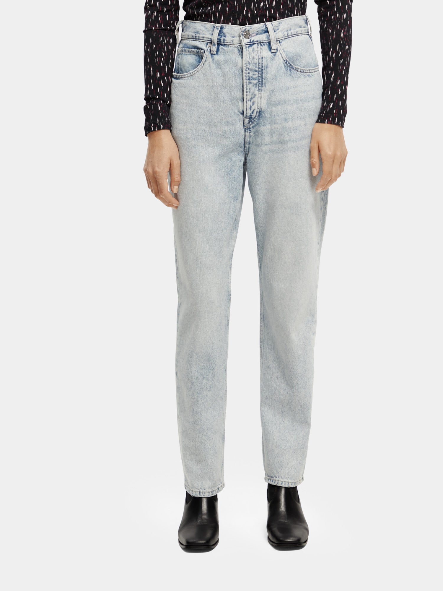 The Bay boyfriend jeans - New Era - Scotch & Soda NZ