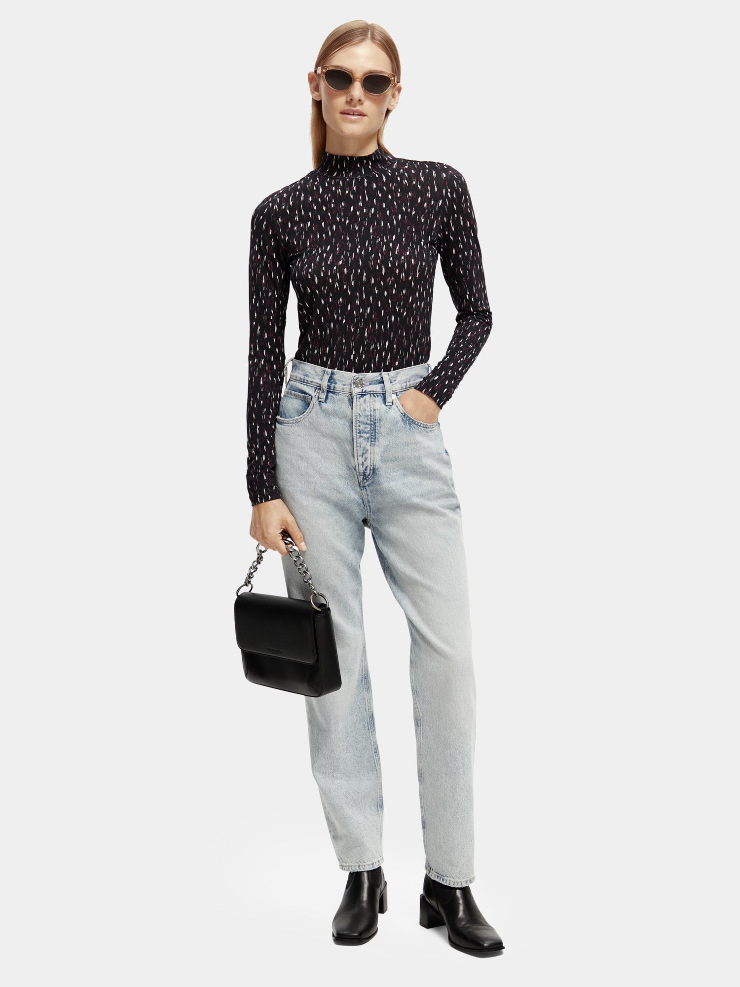 The Bay boyfriend jeans - New Era - Scotch & Soda NZ