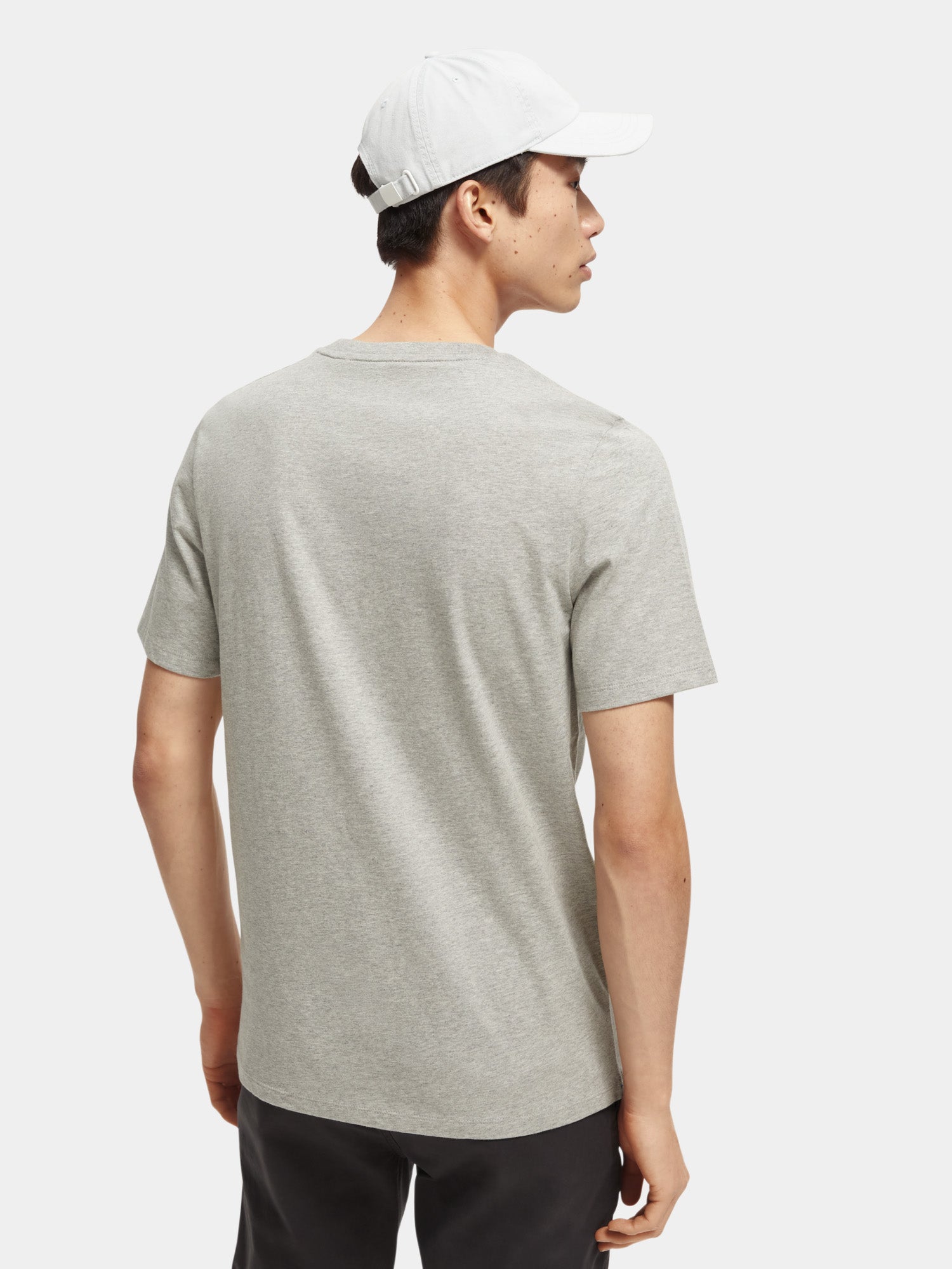 Organic cotton jersey t-shirt - Scotch & Soda NZ