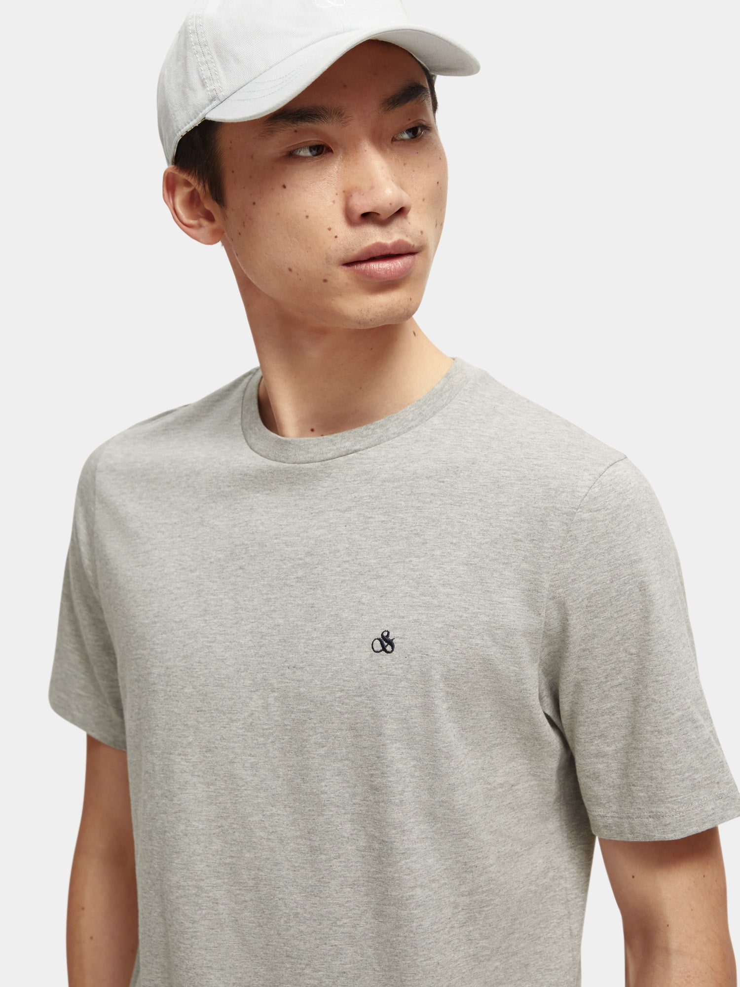 Organic cotton jersey t-shirt - Scotch & Soda NZ