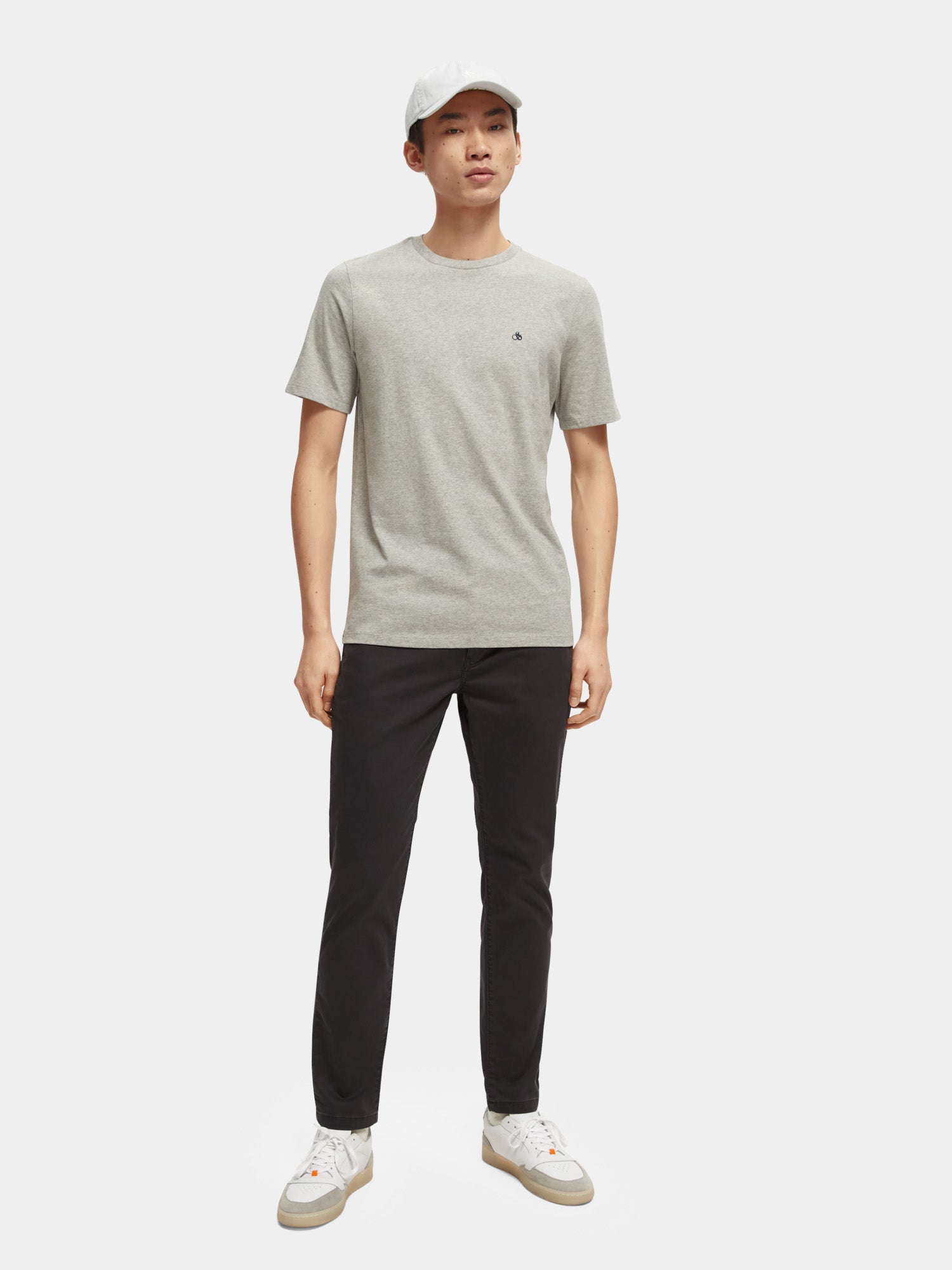 Organic cotton jersey t-shirt - Scotch & Soda NZ