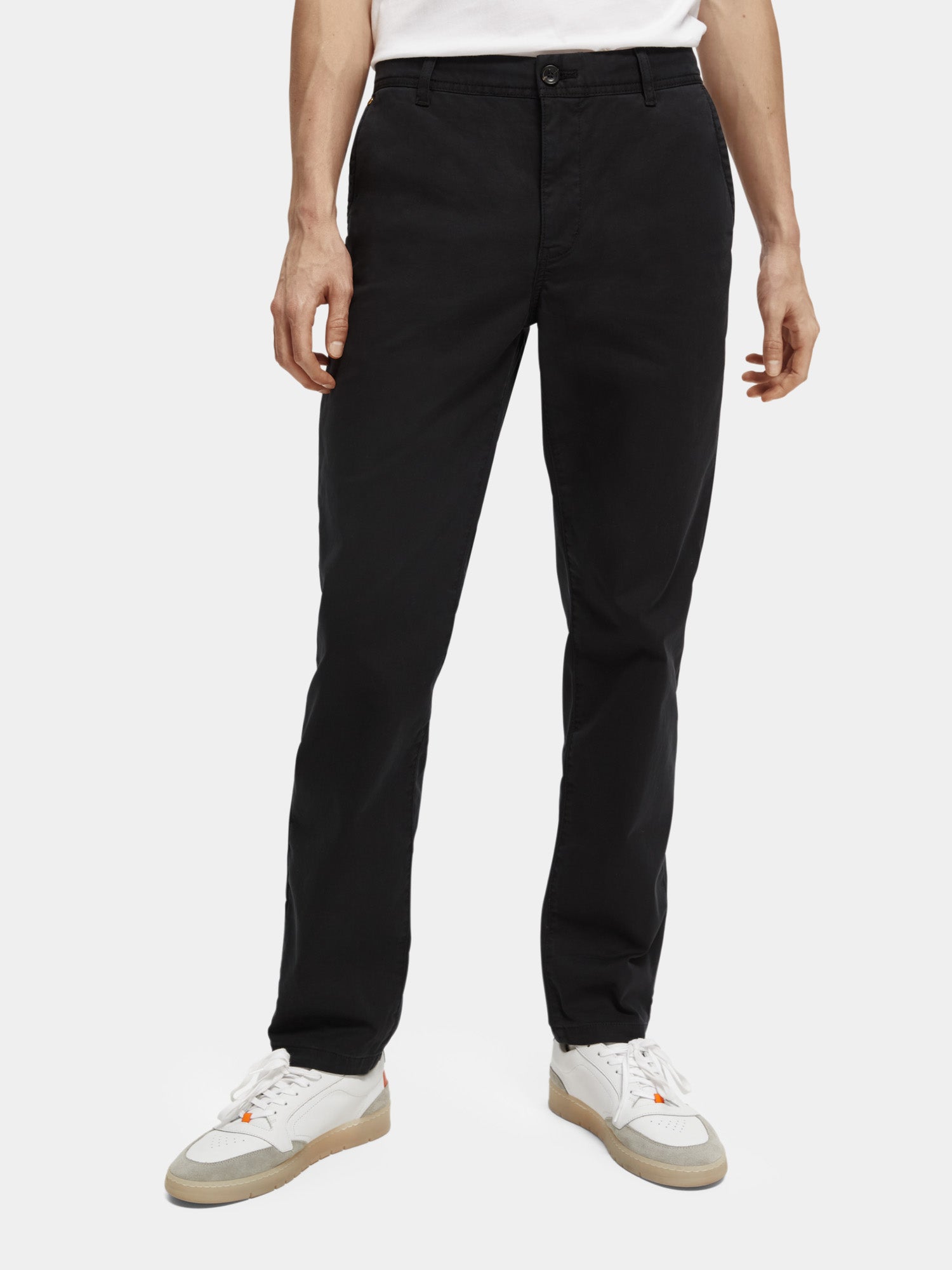 Stuart regular slim fit chinos - Scotch & Soda NZ