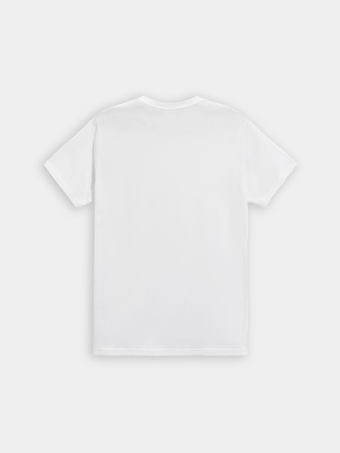 Three black Scotch & Soda men's short-sleeve v-neck t-shirts laid flat, showcasing classic style and comfortable fit.