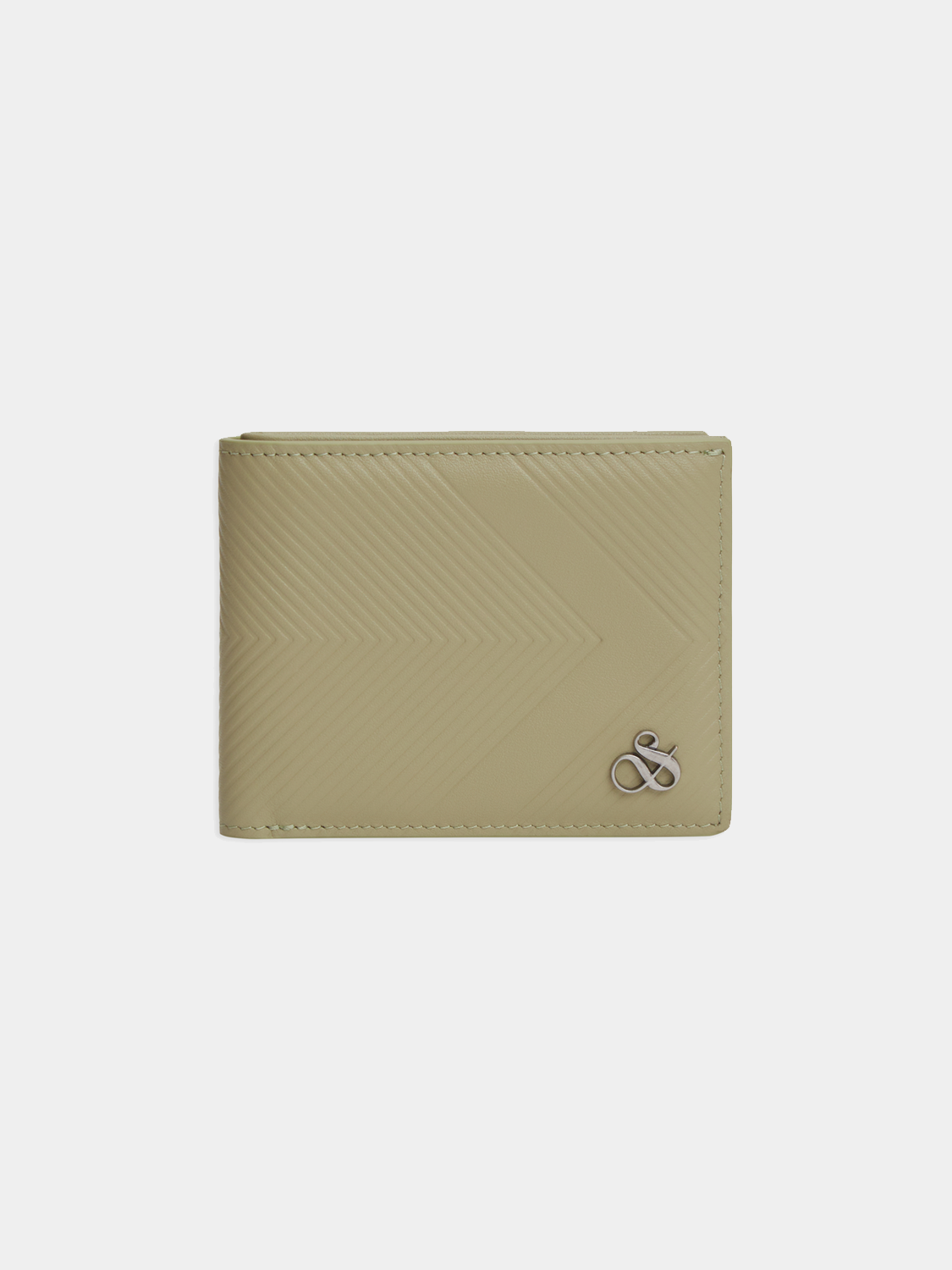SCOTCH & SODA leather wallet with multiple card slots and a sleek design, shown on a neutral background.